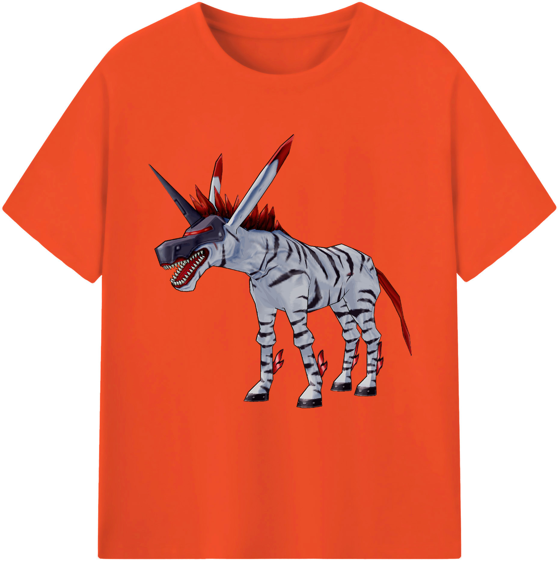 （画像用） Digimon デジタルモンスター/デジモン 綿100％半袖Tシャツ（フロントプリント）