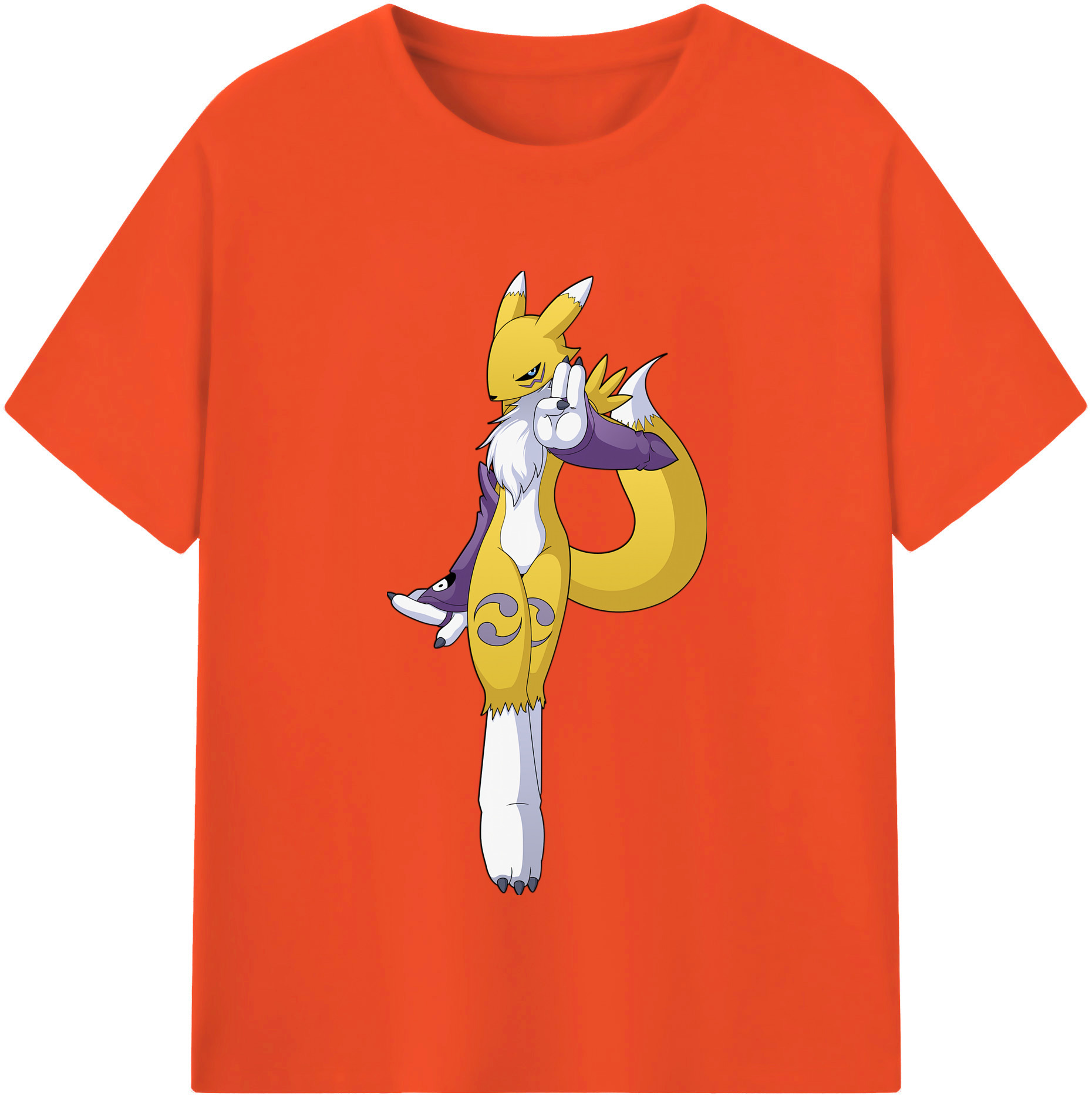 （画像用） Digimon デジタルモンスター/デジモン 綿100％半袖Tシャツ（フロントプリント）