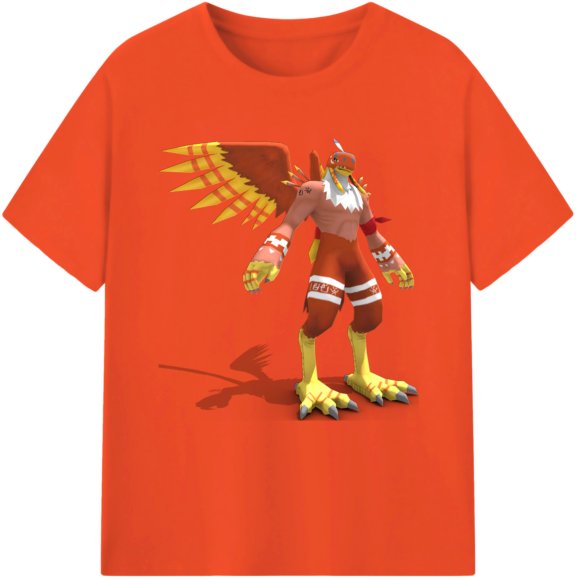 （画像用） Digimon デジタルモンスター/デジモン 綿100％半袖Tシャツ（フロントプリント）
