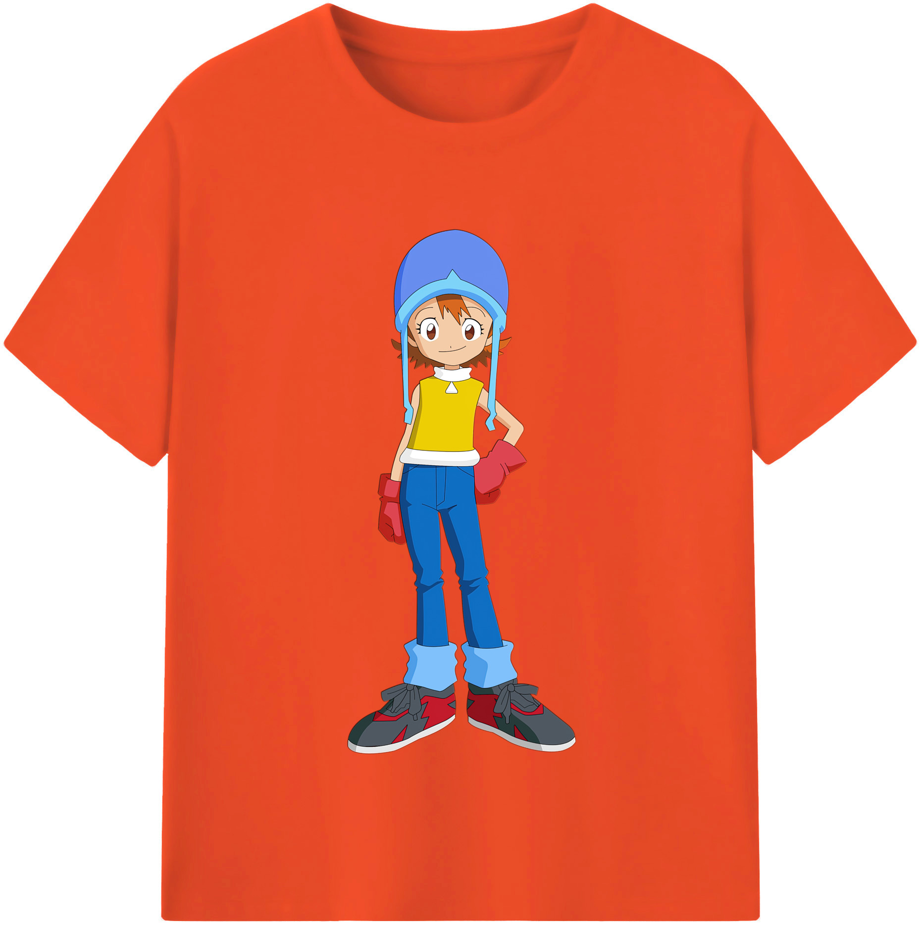 （画像用） Digimon デジタルモンスター/デジモン 綿100％半袖Tシャツ（フロントプリント）