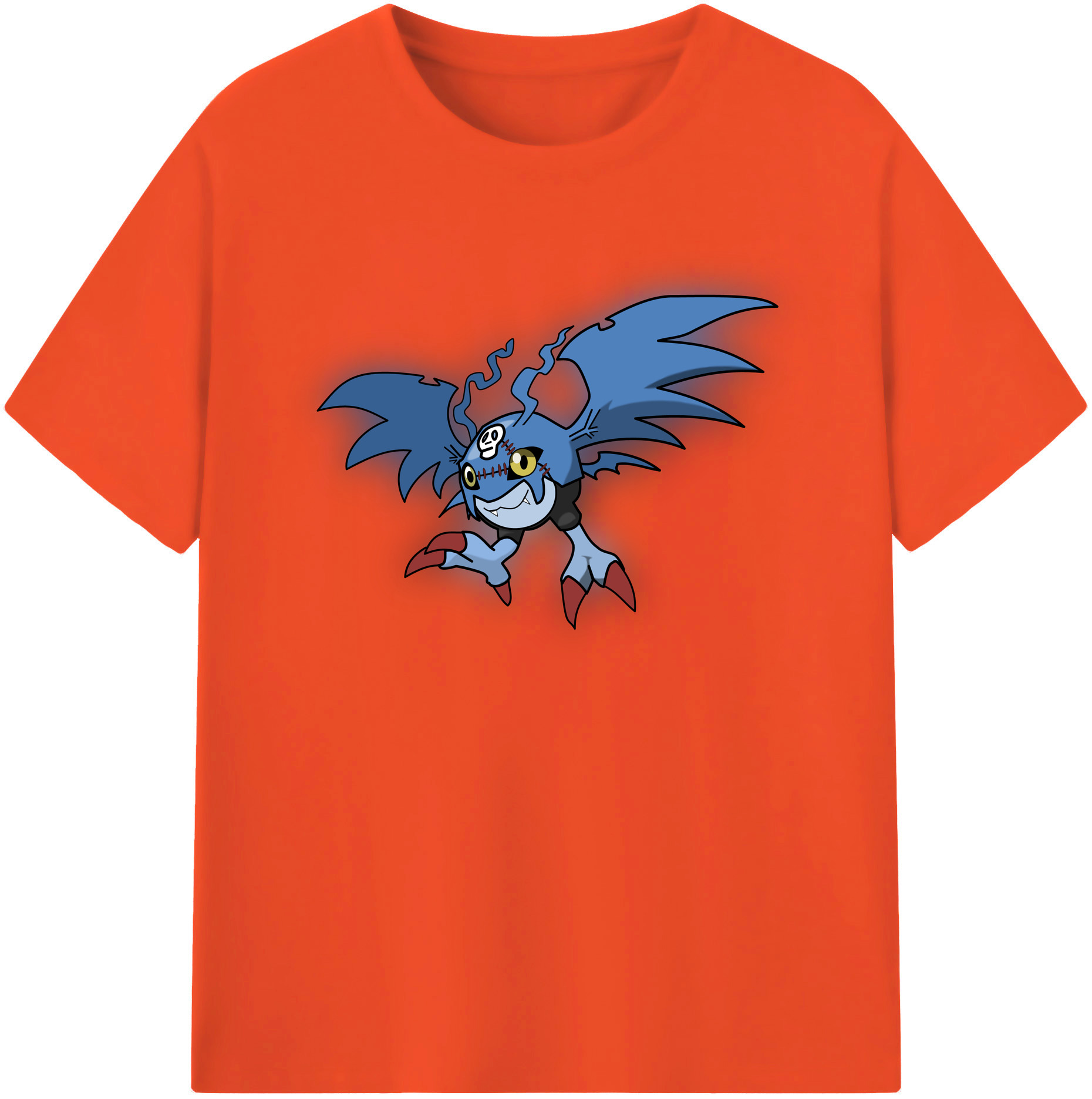（画像用） Digimon デジタルモンスター/デジモン 綿100％半袖Tシャツ（フロントプリント）
