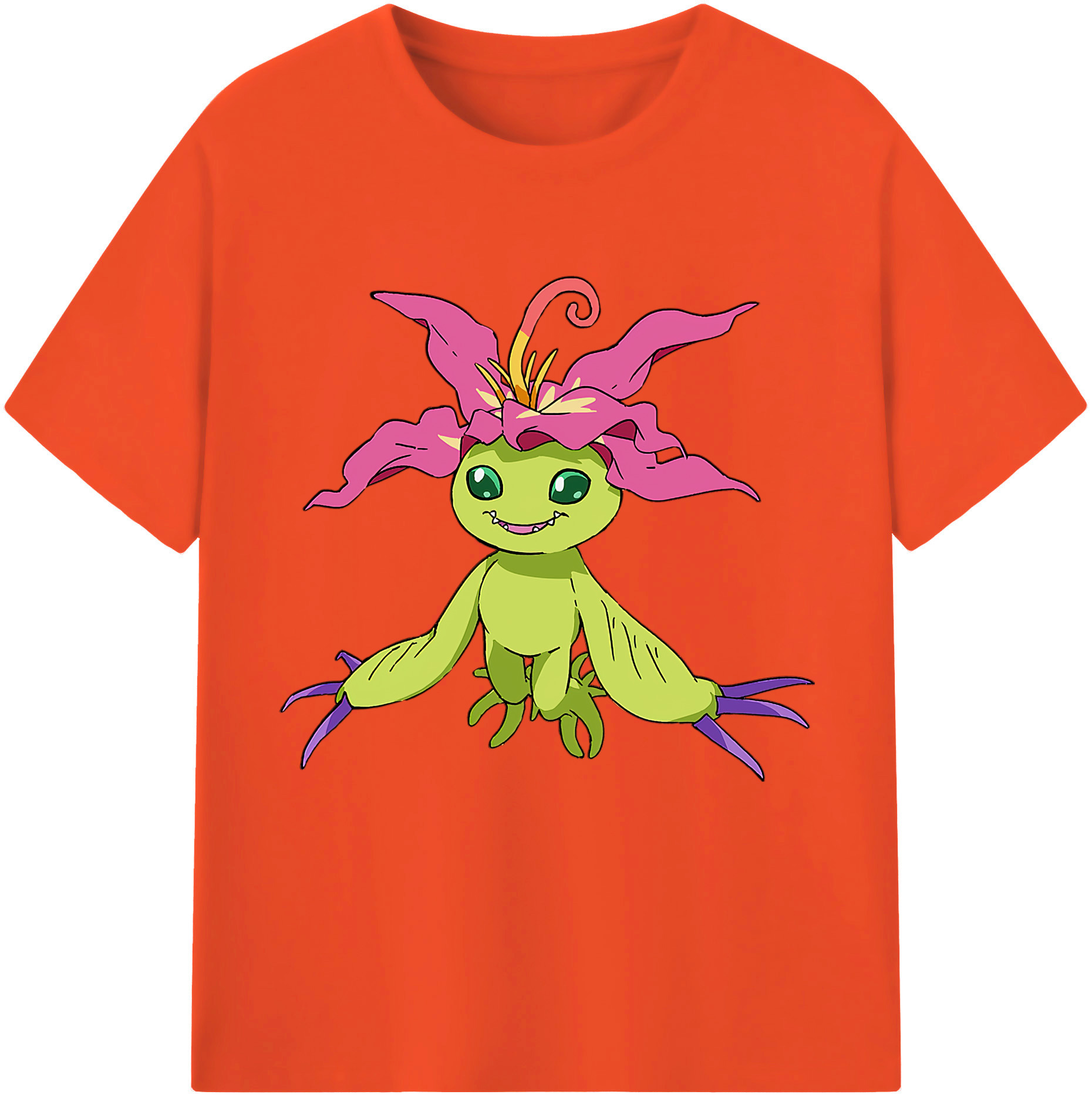（画像用） Digimon デジタルモンスター/デジモン 綿100％半袖Tシャツ（フロントプリント）