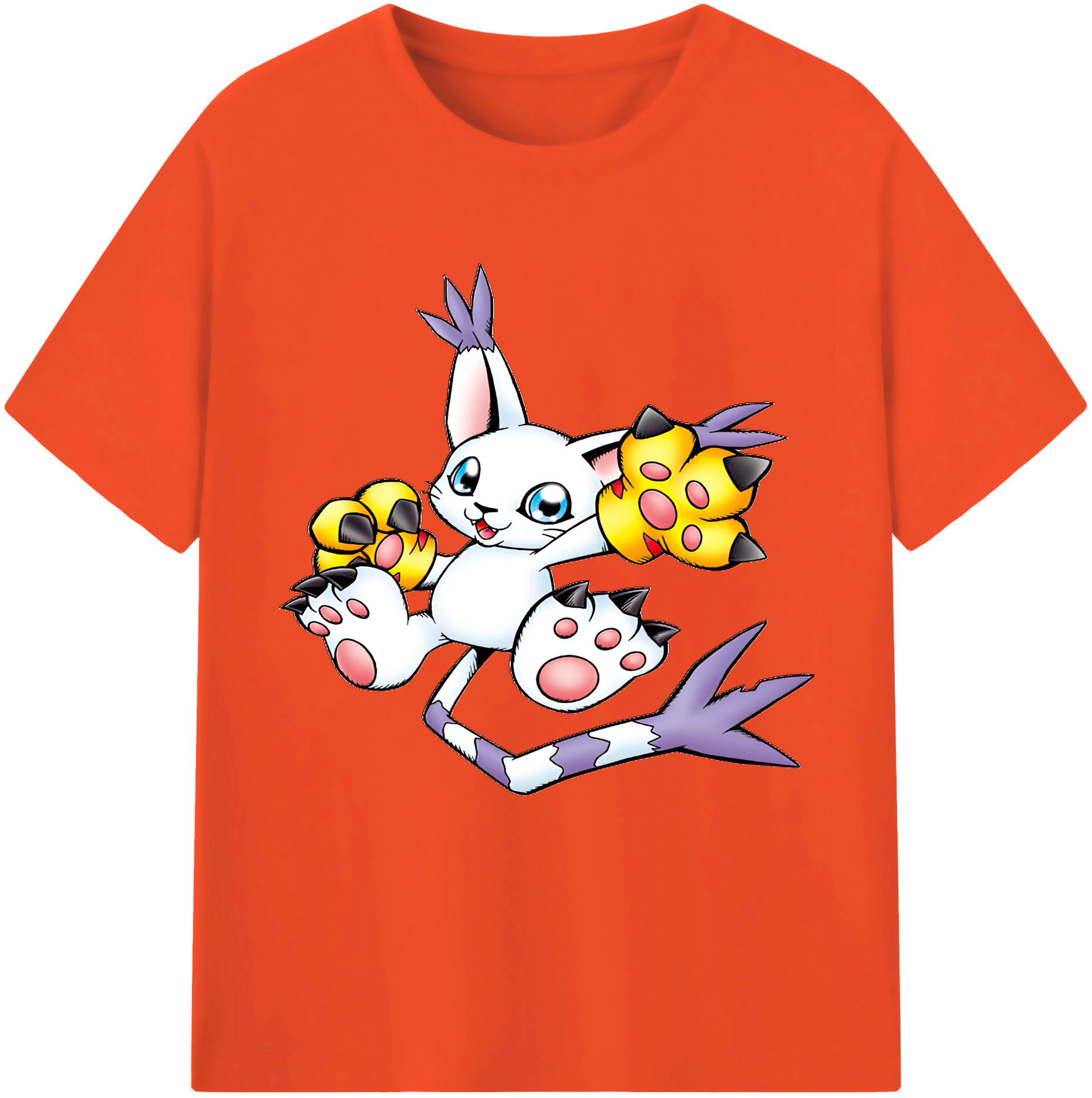 （画像用） Digimon デジタルモンスター/デジモン 綿100％半袖Tシャツ（フロントプリント）