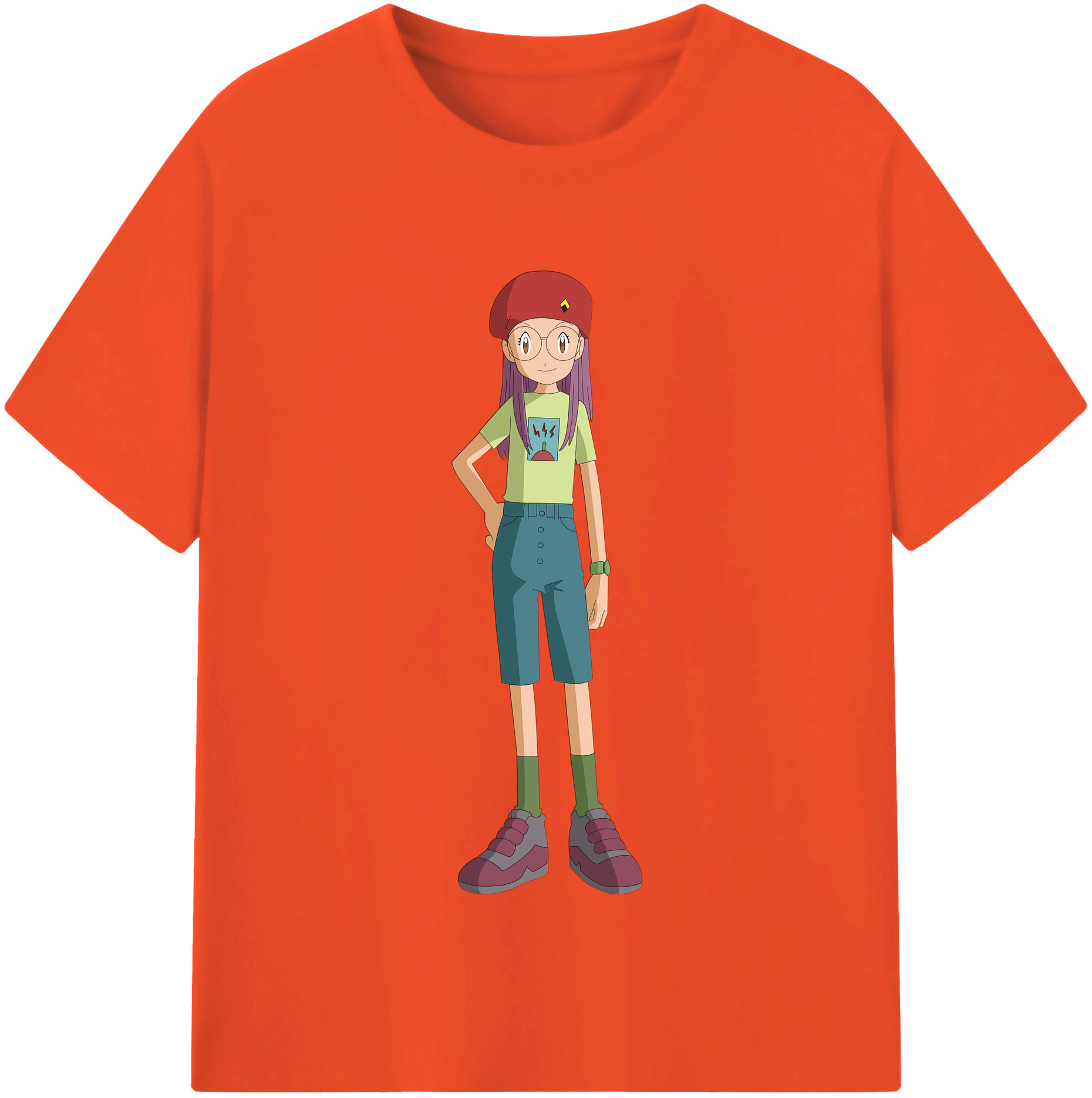 （画像用） Digimon デジタルモンスター/デジモン 綿100％半袖Tシャツ（フロントプリント）