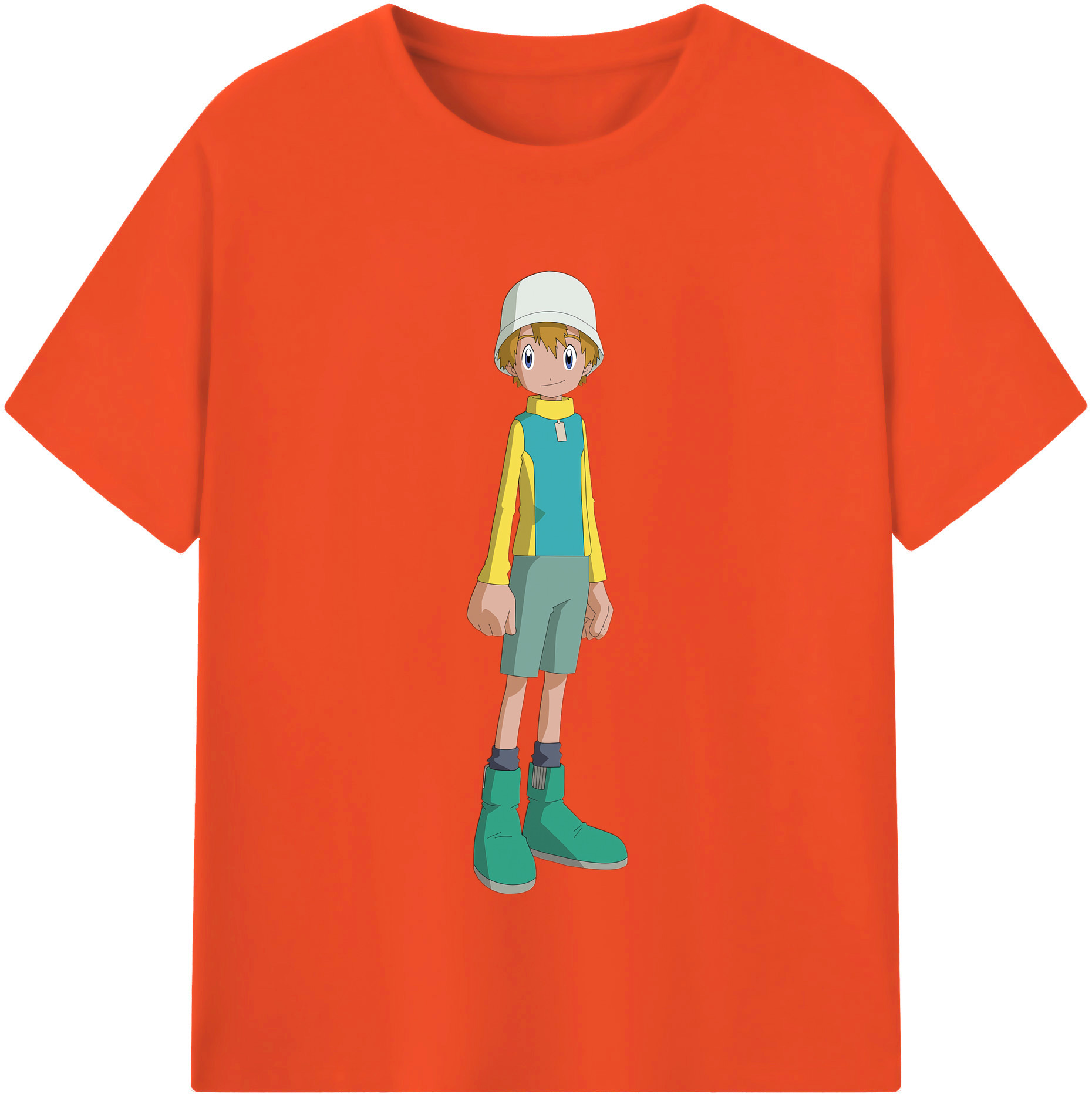 （画像用） Digimon デジタルモンスター/デジモン 綿100％半袖Tシャツ（フロントプリント）