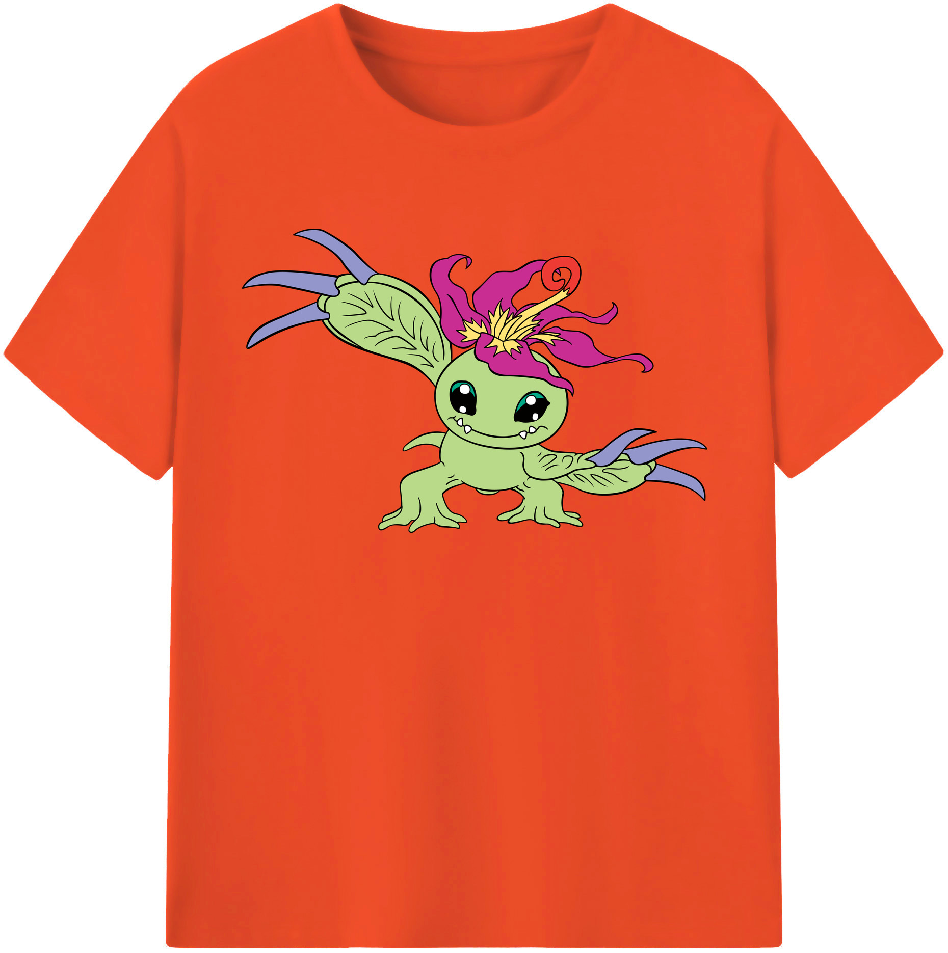 （画像用） Digimon デジタルモンスター/デジモン 綿100％半袖Tシャツ（フロントプリント）