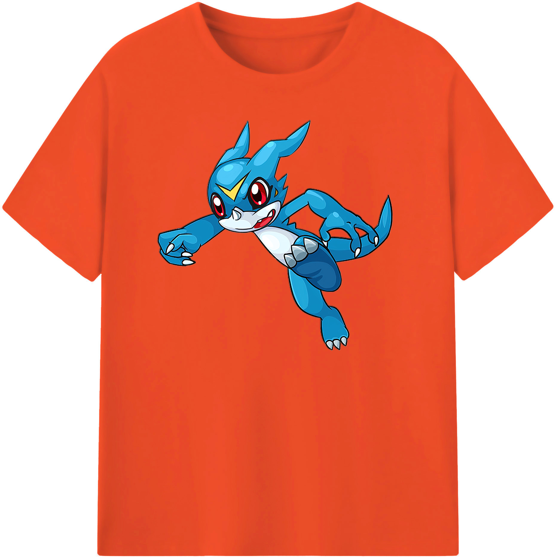 （画像用） Digimon デジタルモンスター/デジモン 綿100％半袖Tシャツ（フロントプリント）