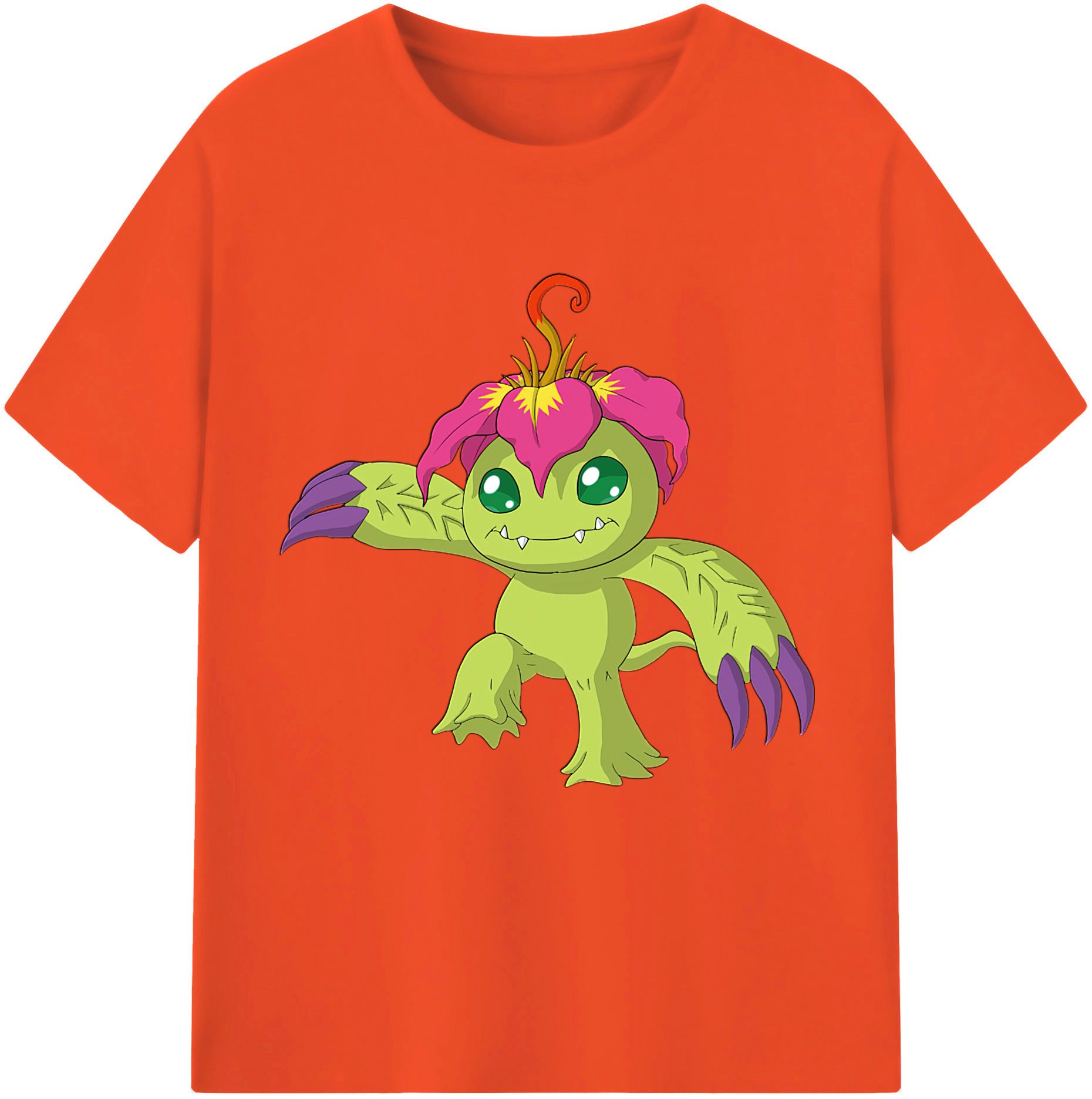 （画像用） Digimon デジタルモンスター/デジモン 綿100％半袖Tシャツ（フロントプリント）