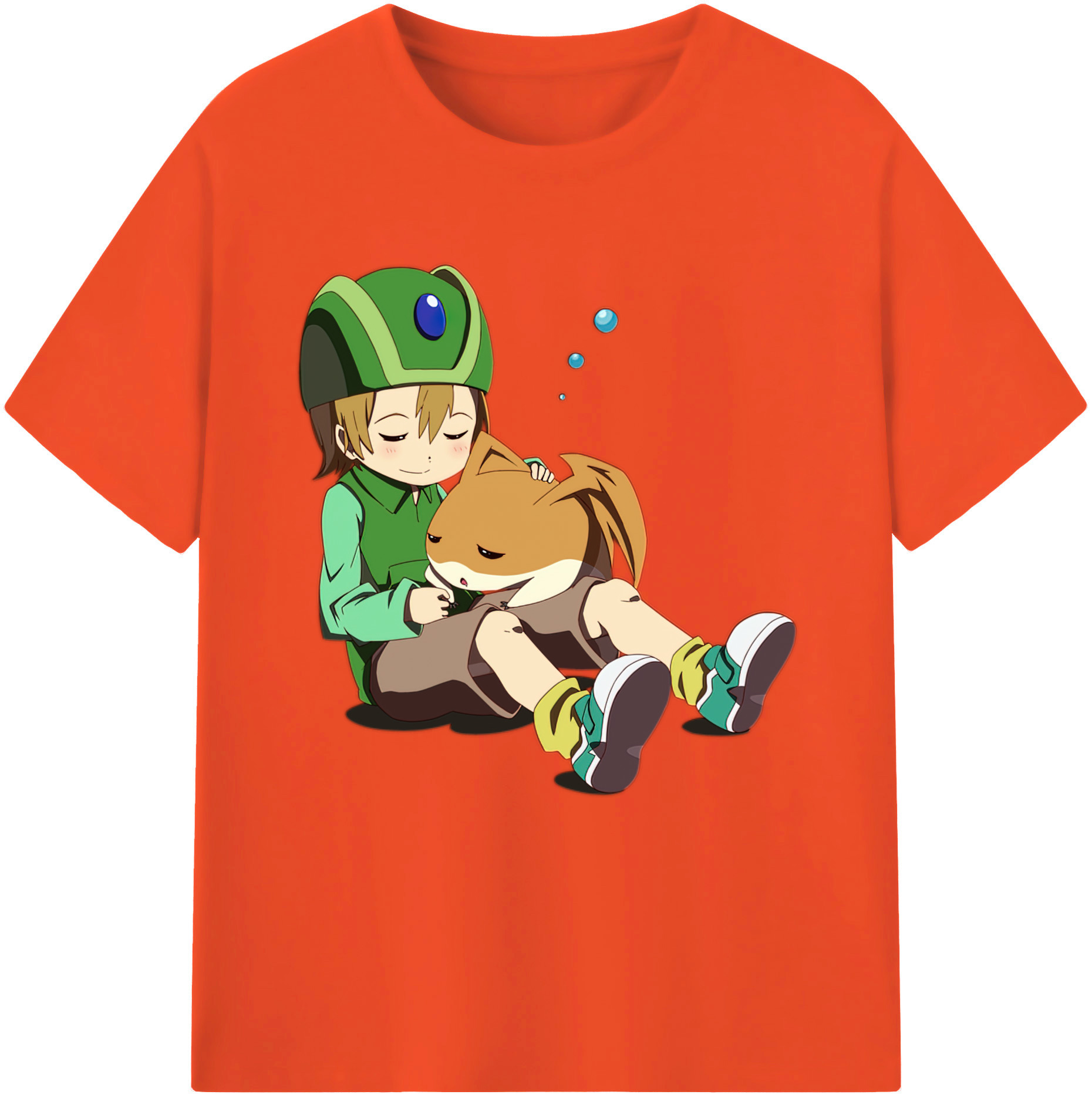 （画像用） Digimon デジタルモンスター/デジモン 綿100％半袖Tシャツ（フロントプリント）