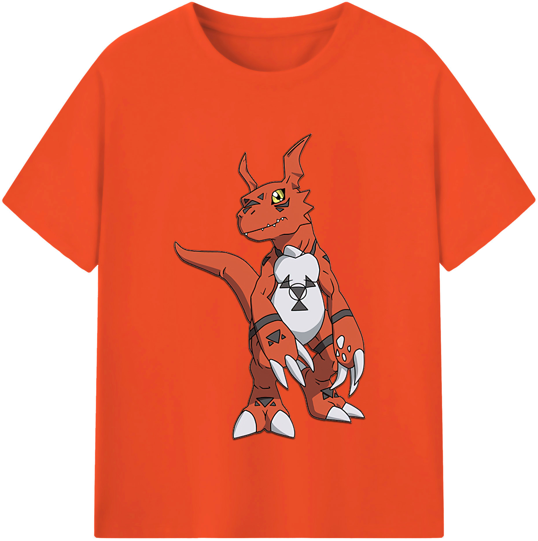 （画像用） Digimon デジタルモンスター/デジモン 綿100％半袖Tシャツ（フロントプリント）