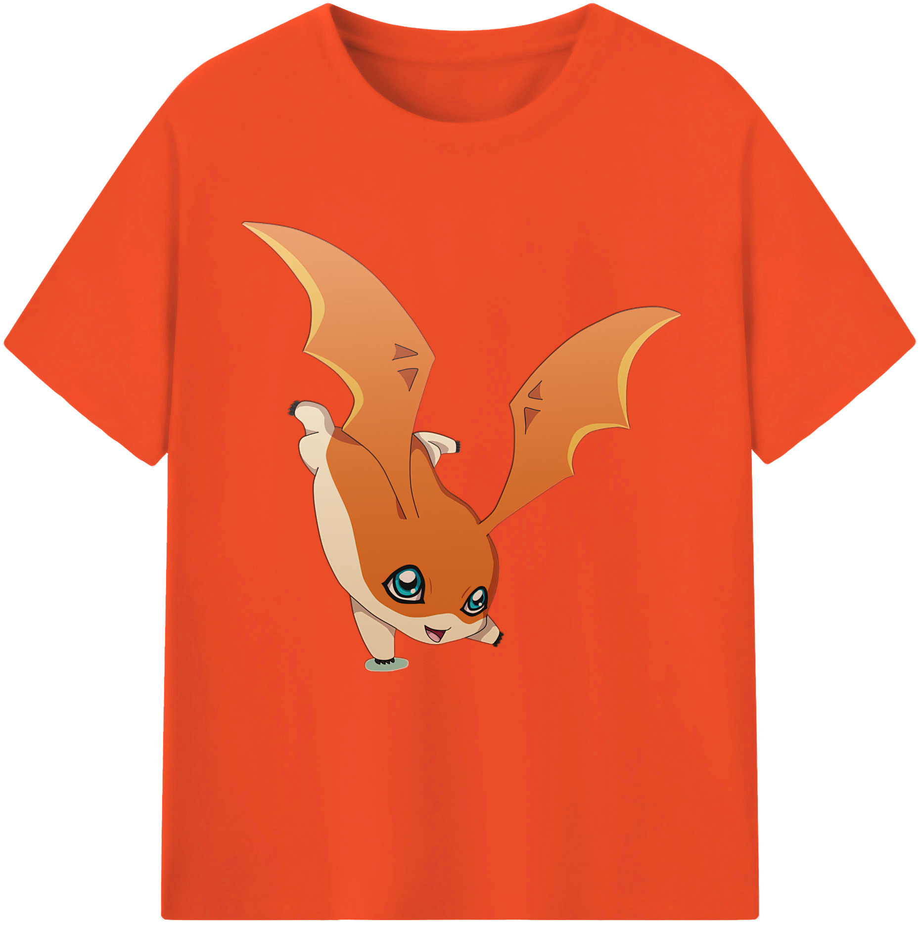 （画像用） Digimon デジタルモンスター/デジモン 綿100％半袖Tシャツ（フロントプリント）