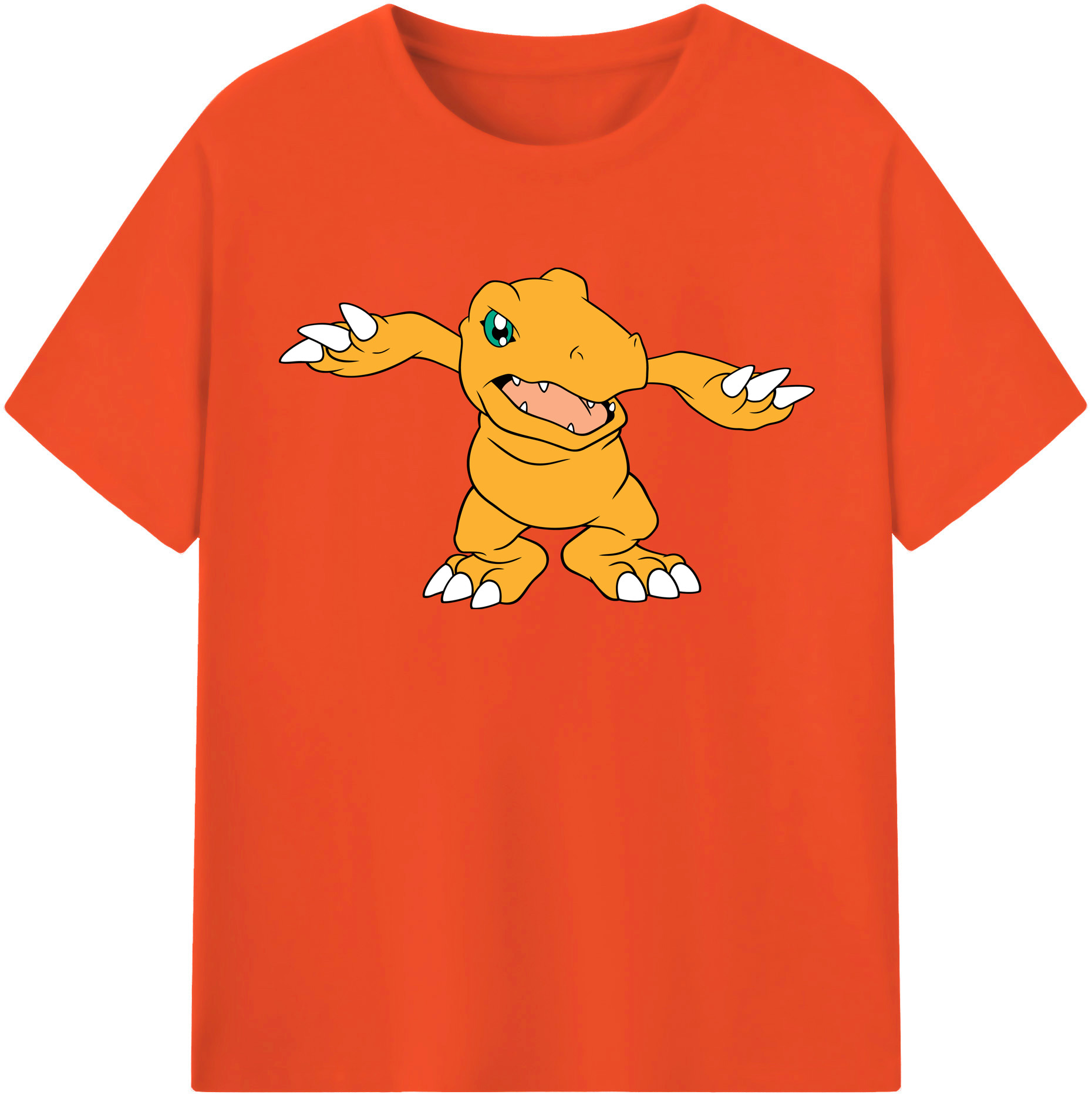 （画像用） Digimon デジタルモンスター/デジモン 綿100％半袖Tシャツ（フロントプリント）