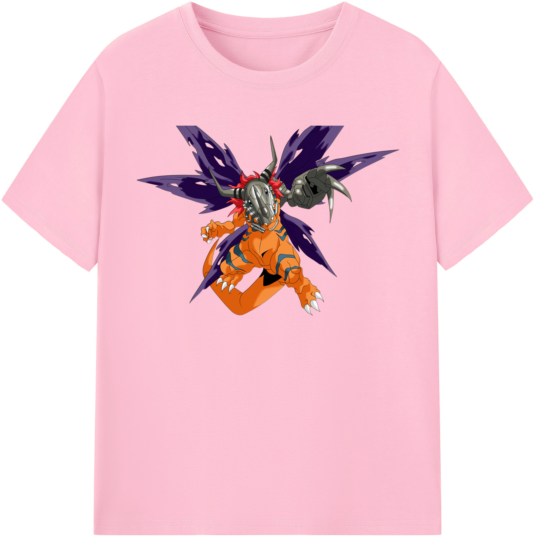 （画像用） Digimon デジタルモンスター/デジモン 綿100％半袖Tシャツ（フロントプリント）