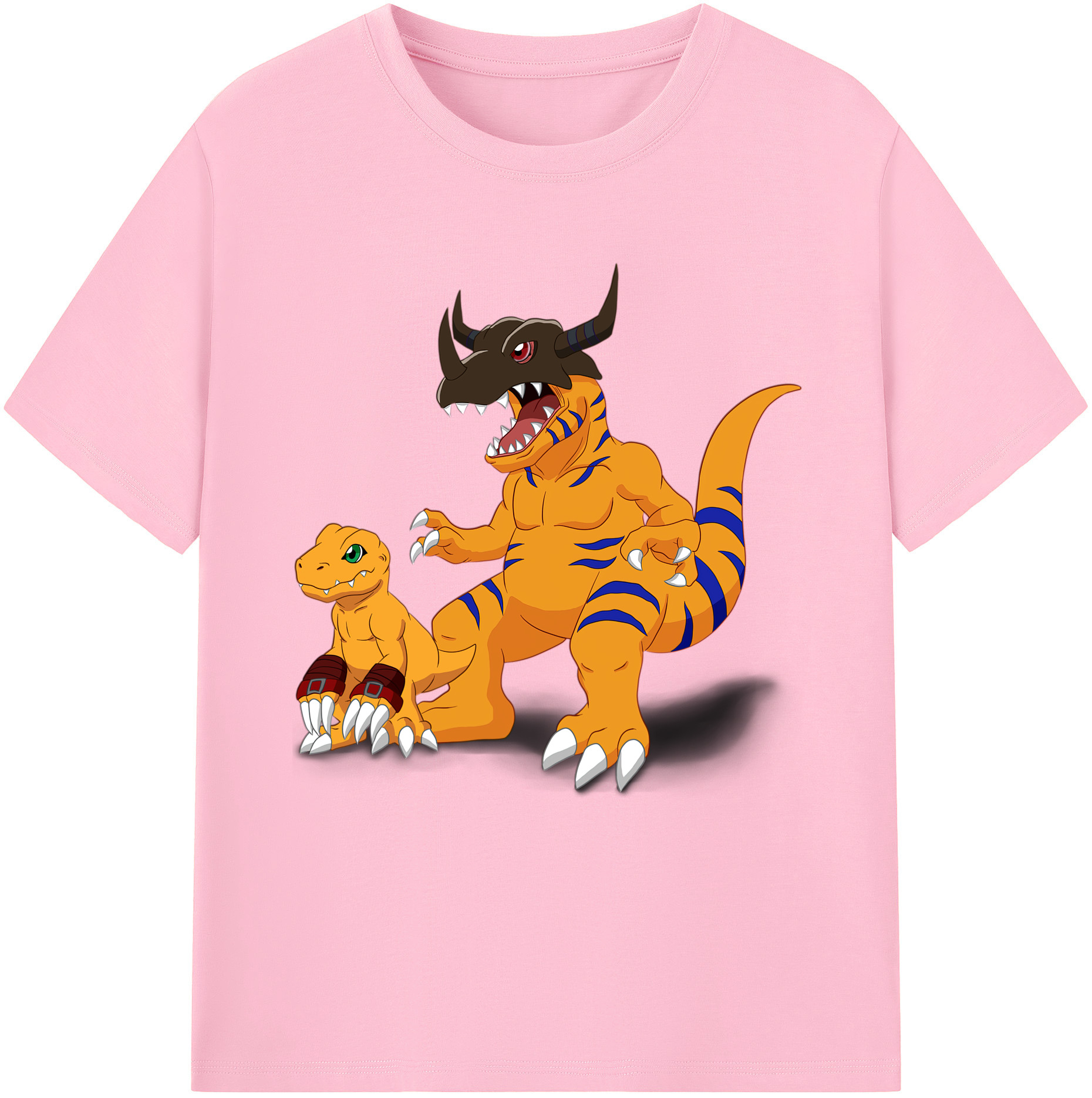 （画像用） Digimon デジタルモンスター/デジモン 綿100％半袖Tシャツ（フロントプリント）
