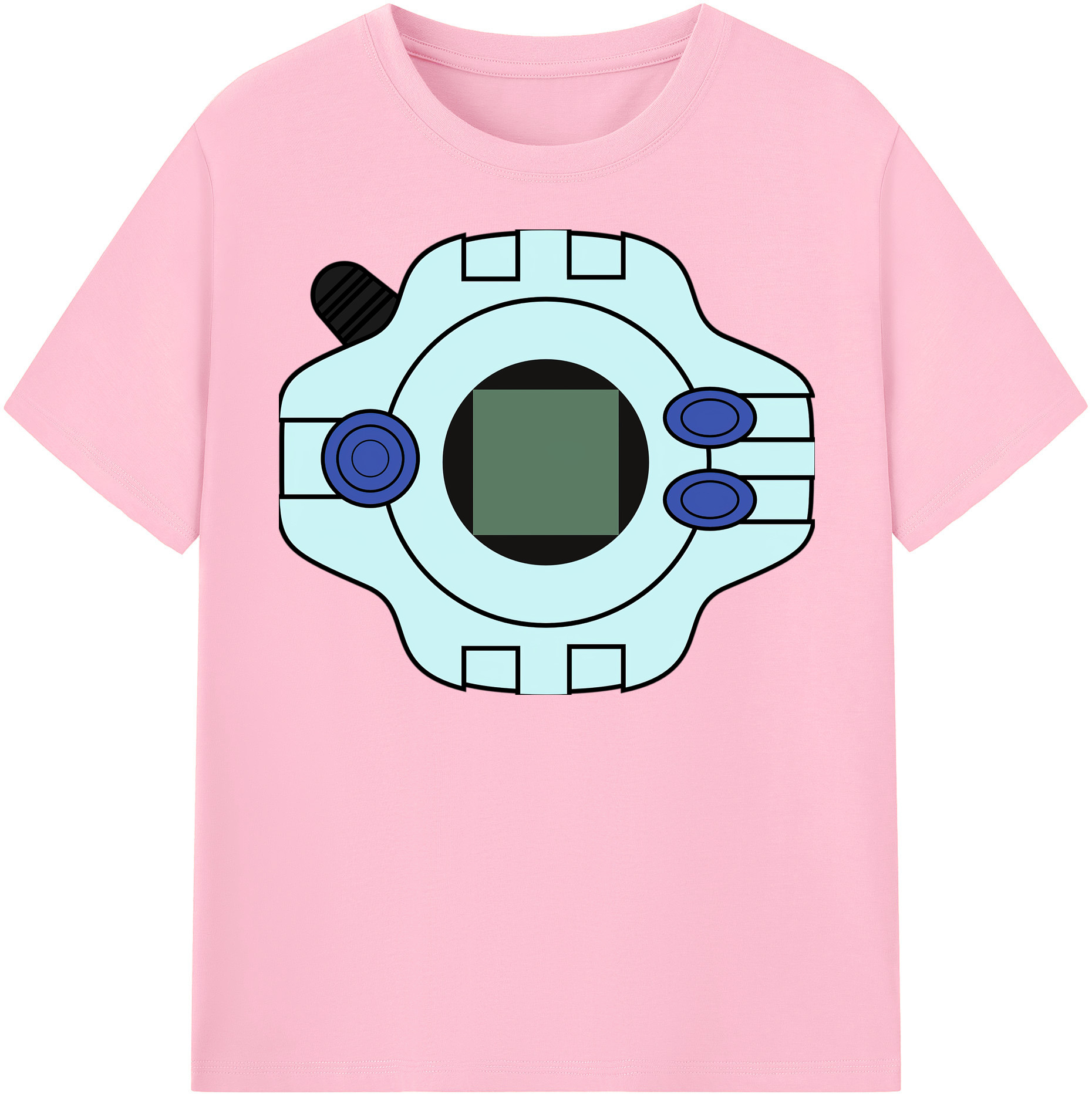 （画像用） Digimon デジタルモンスター/デジモン 綿100％半袖Tシャツ（フロントプリント）