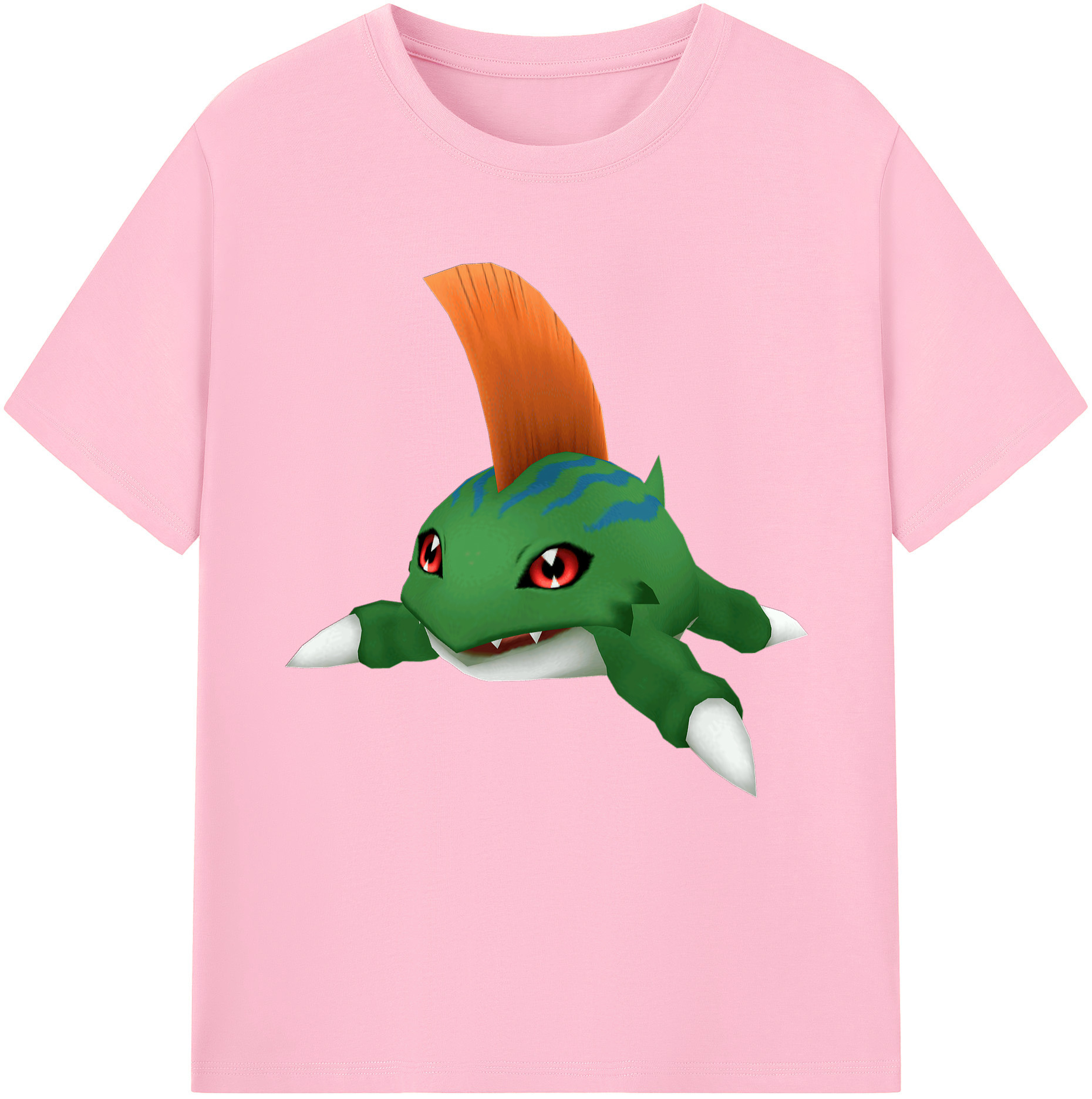（画像用） Digimon デジタルモンスター/デジモン 綿100％半袖Tシャツ（フロントプリント）