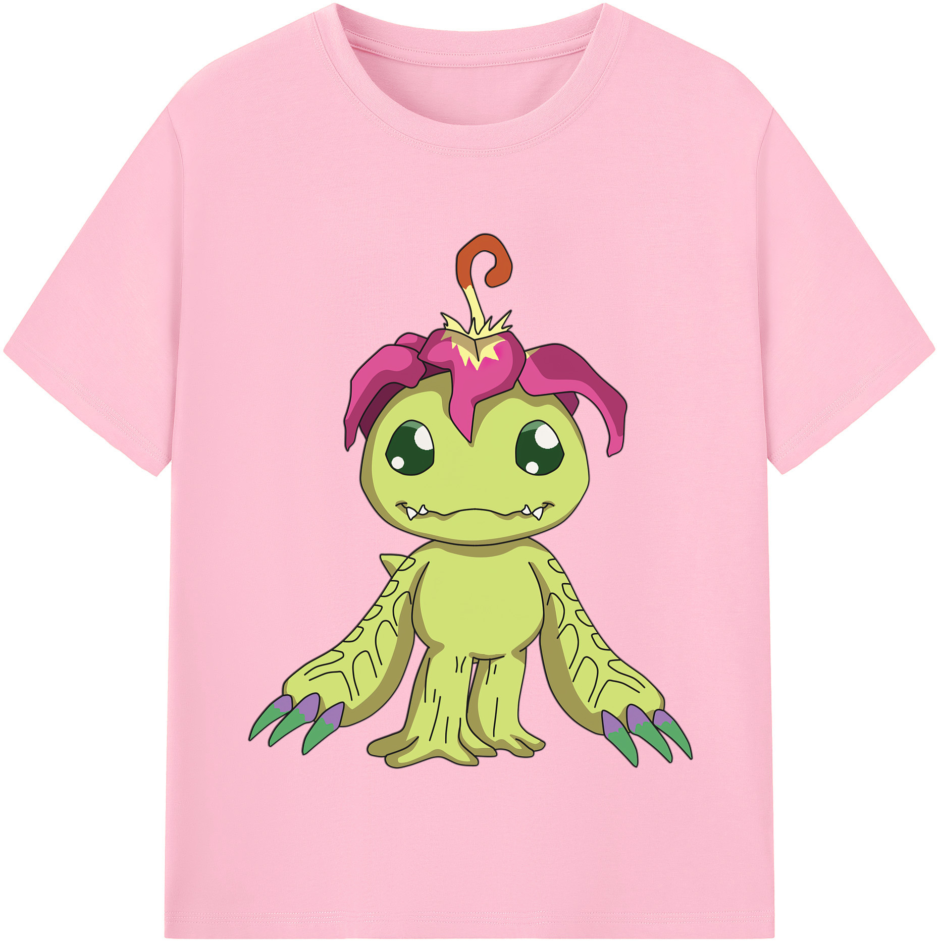 （画像用） Digimon デジタルモンスター/デジモン 綿100％半袖Tシャツ（フロントプリント）