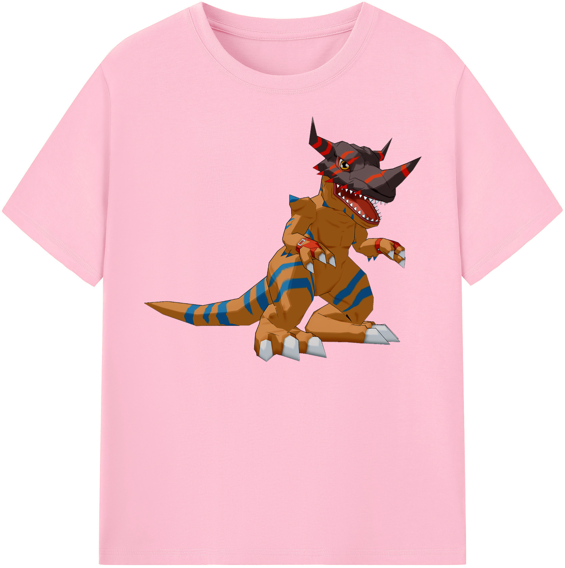 （画像用） Digimon デジタルモンスター/デジモン 綿100％半袖Tシャツ（フロントプリント）