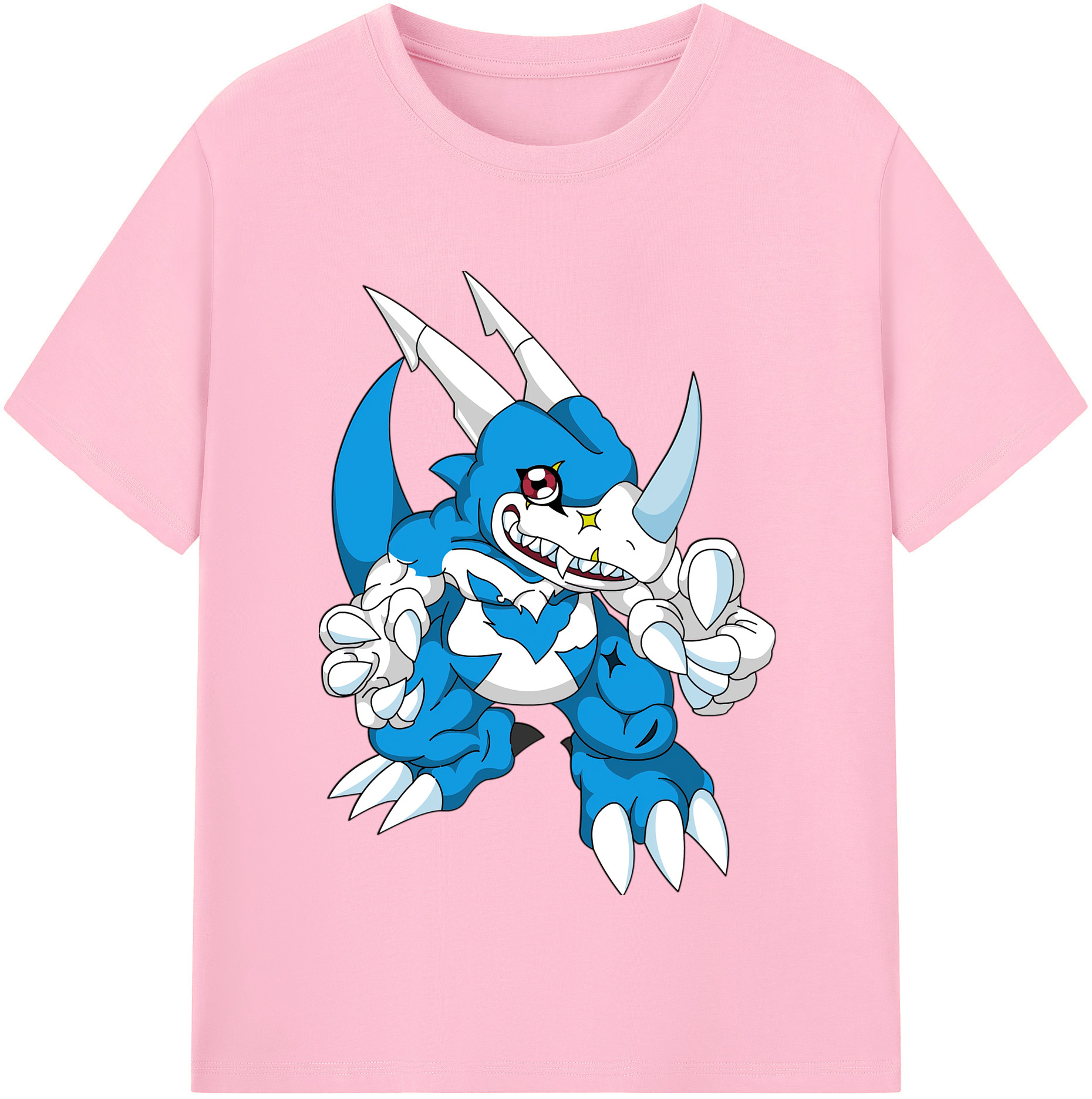 （画像用） Digimon デジタルモンスター/デジモン 綿100％半袖Tシャツ（フロントプリント）