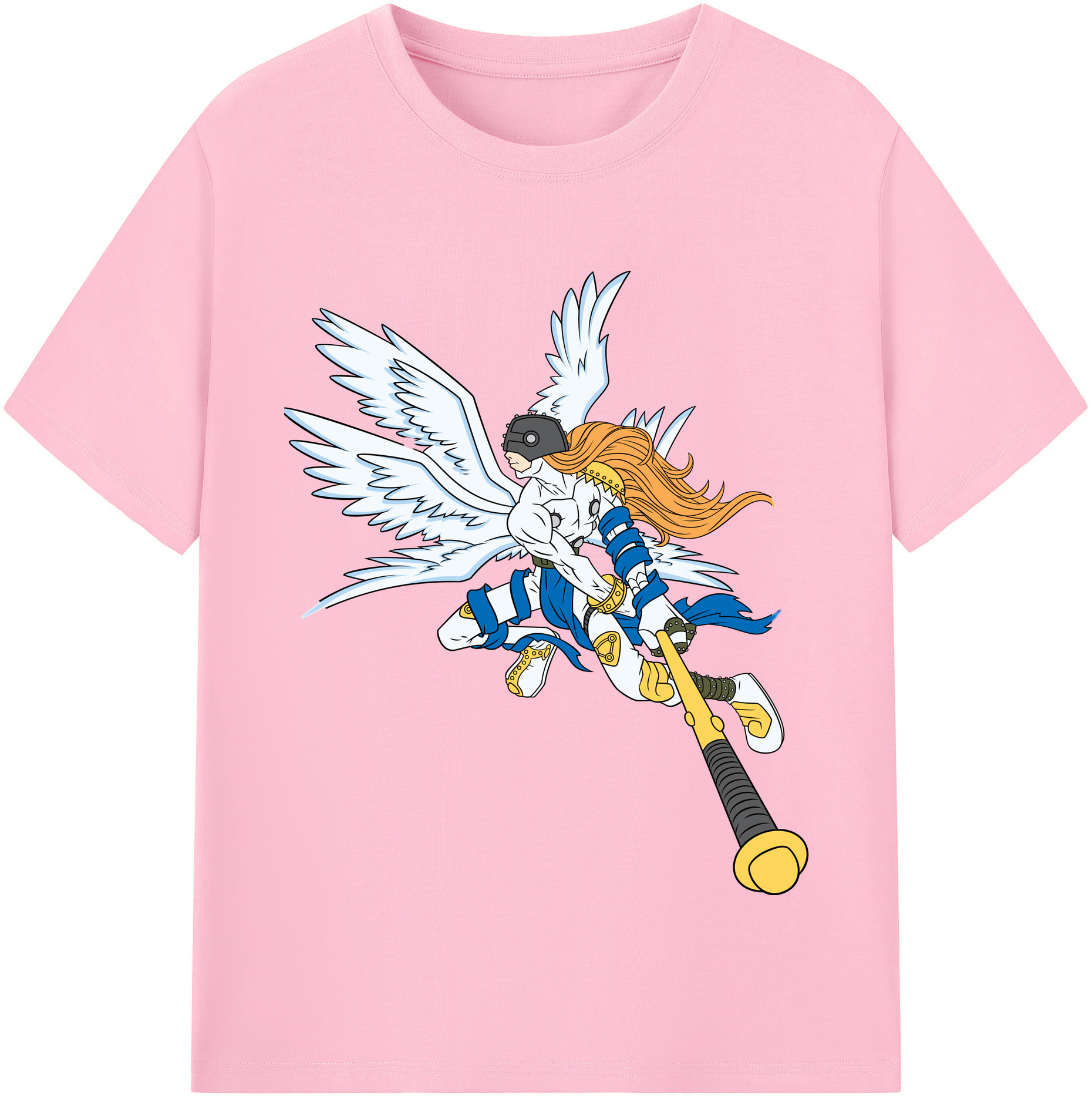 （画像用） Digimon デジタルモンスター/デジモン 綿100％半袖Tシャツ（フロントプリント）