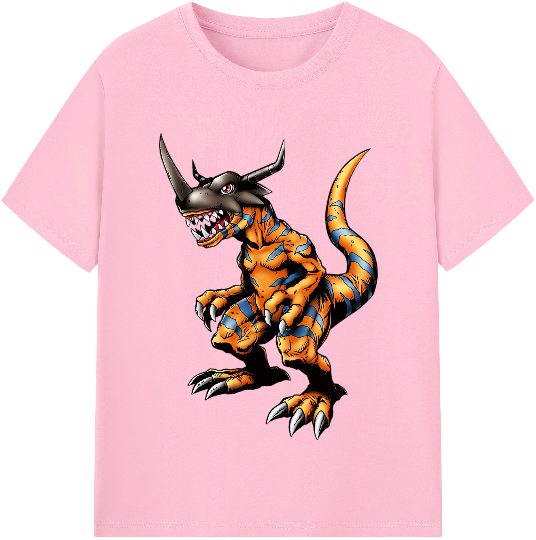 （画像用） Digimon デジタルモンスター/デジモン 綿100％半袖Tシャツ（フロントプリント）