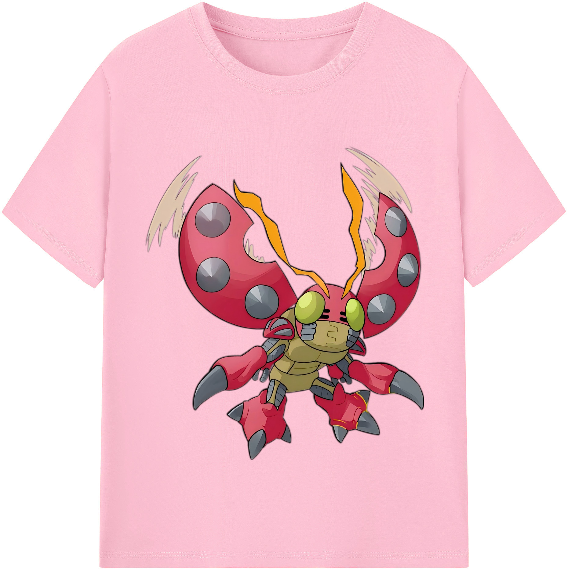 （画像用） Digimon デジタルモンスター/デジモン 綿100％半袖Tシャツ（フロントプリント）