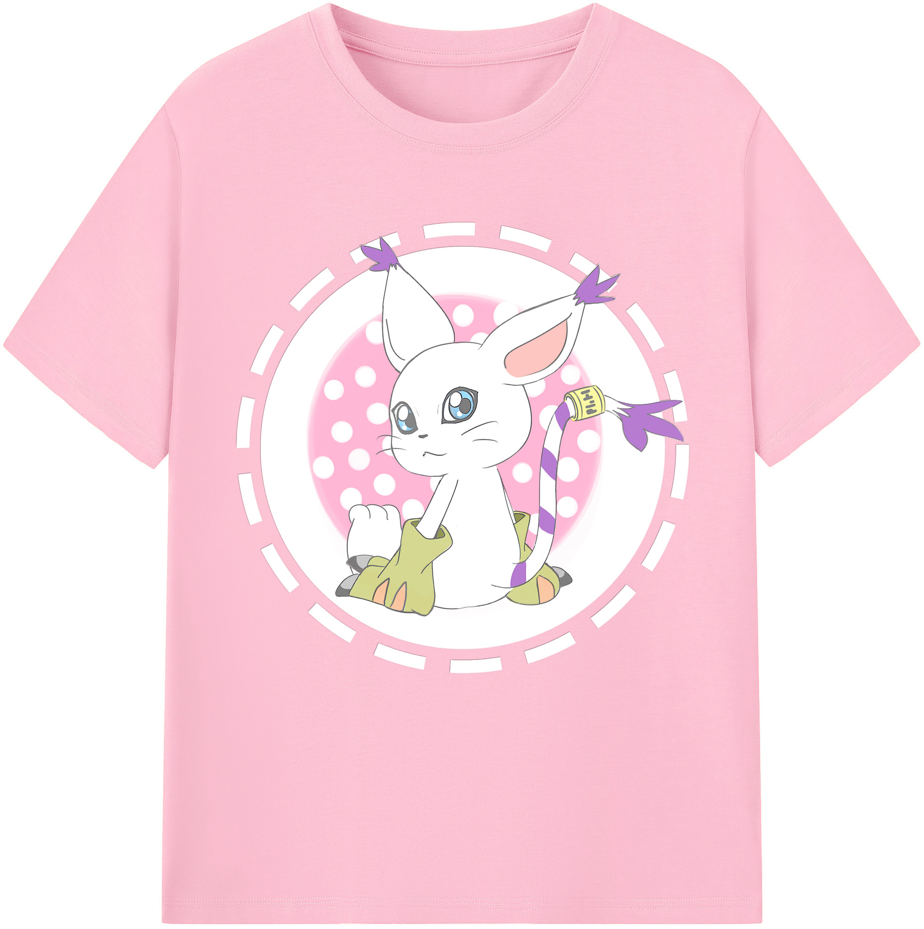（画像用） Digimon デジタルモンスター/デジモン 綿100％半袖Tシャツ（フロントプリント）