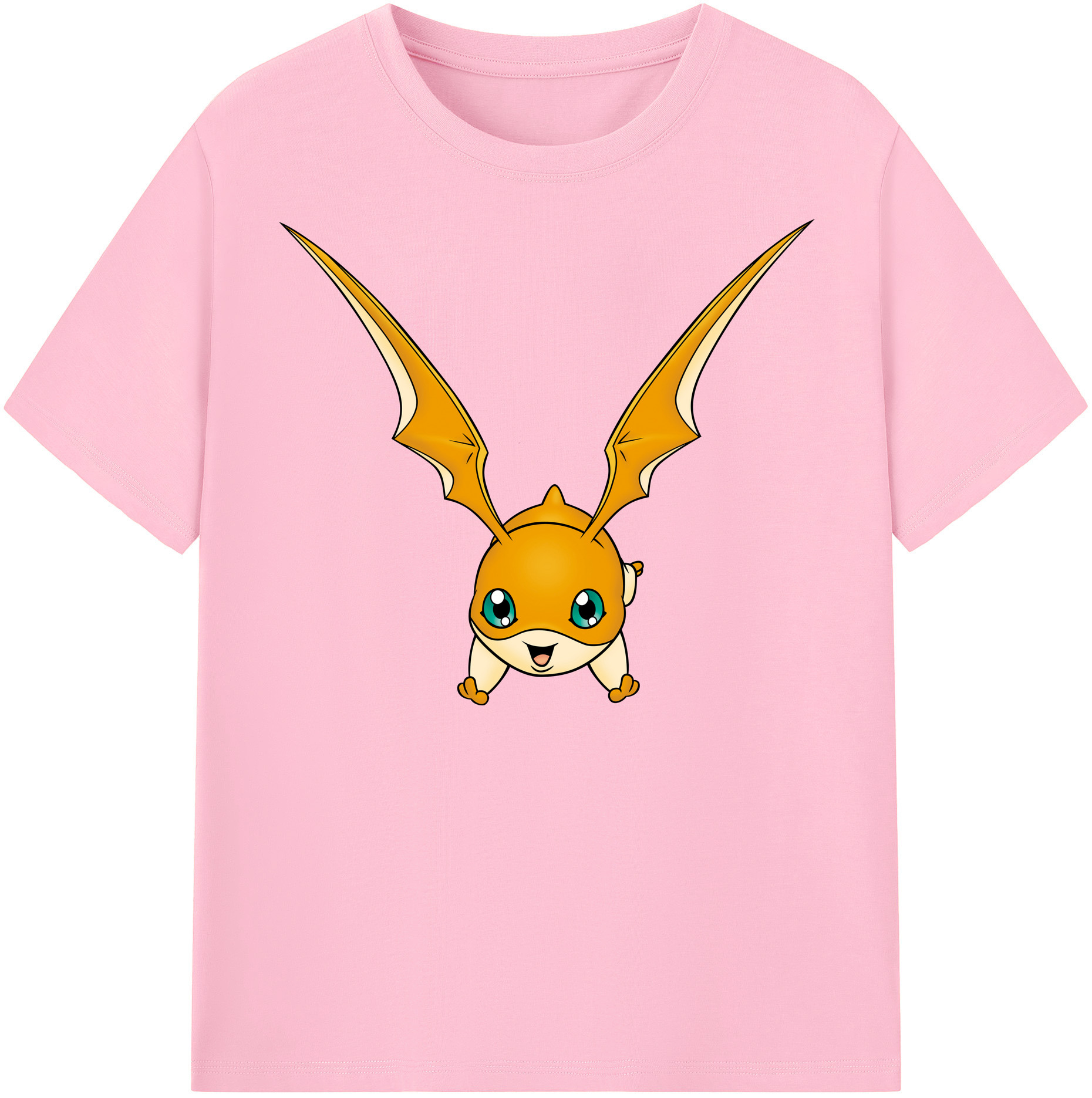 （画像用） Digimon デジタルモンスター/デジモン 綿100％半袖Tシャツ（フロントプリント）