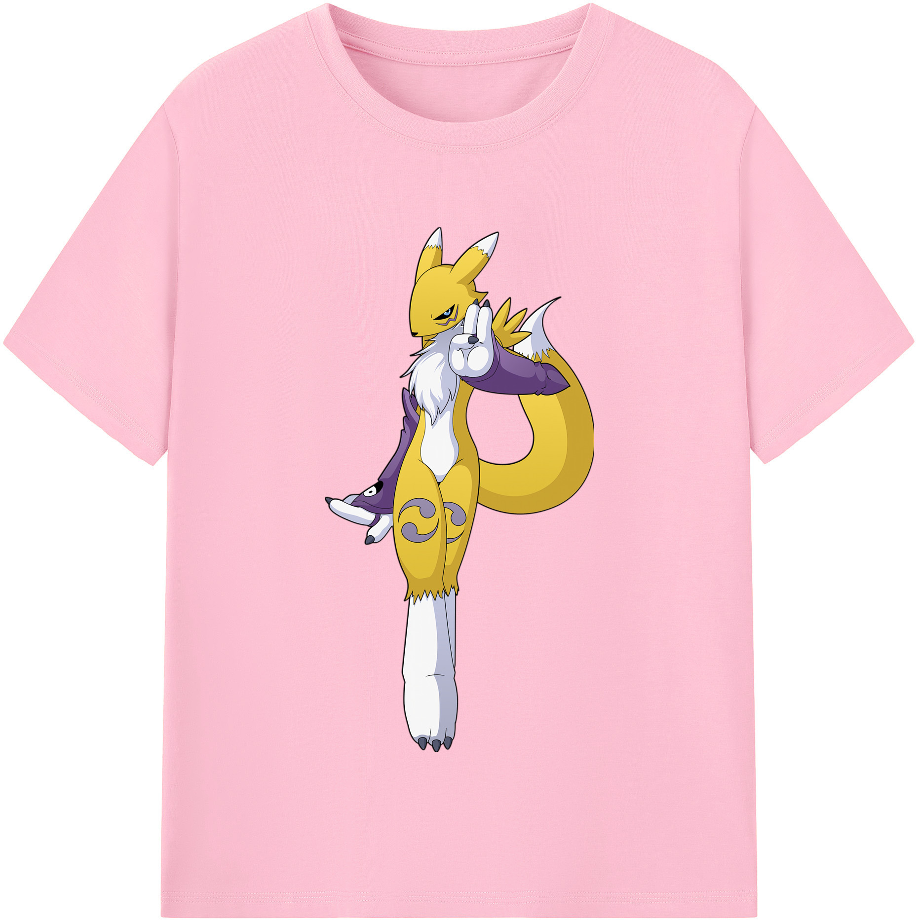 （画像用） Digimon デジタルモンスター/デジモン 綿100％半袖Tシャツ（フロントプリント）