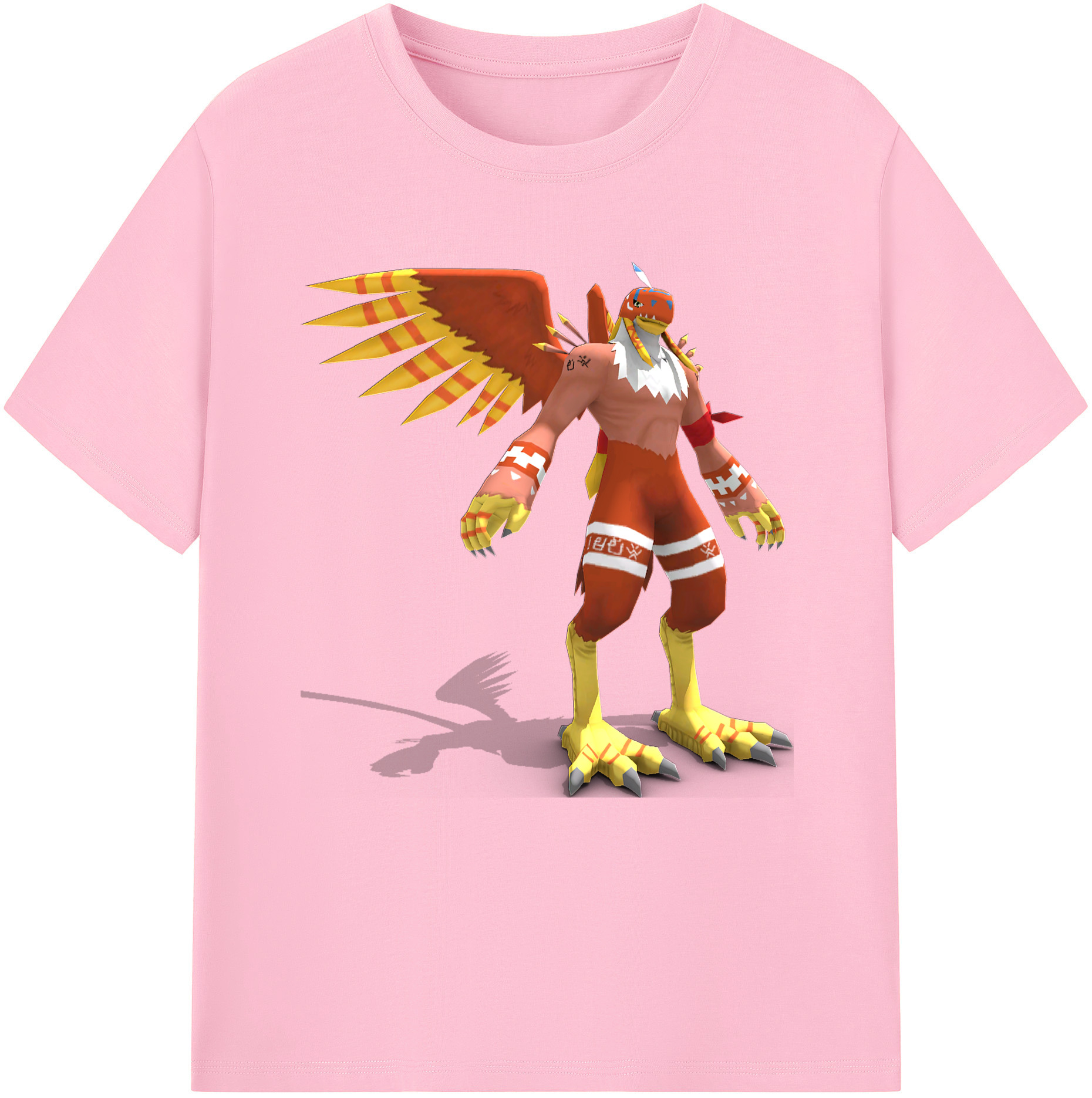（画像用） Digimon デジタルモンスター/デジモン 綿100％半袖Tシャツ（フロントプリント）