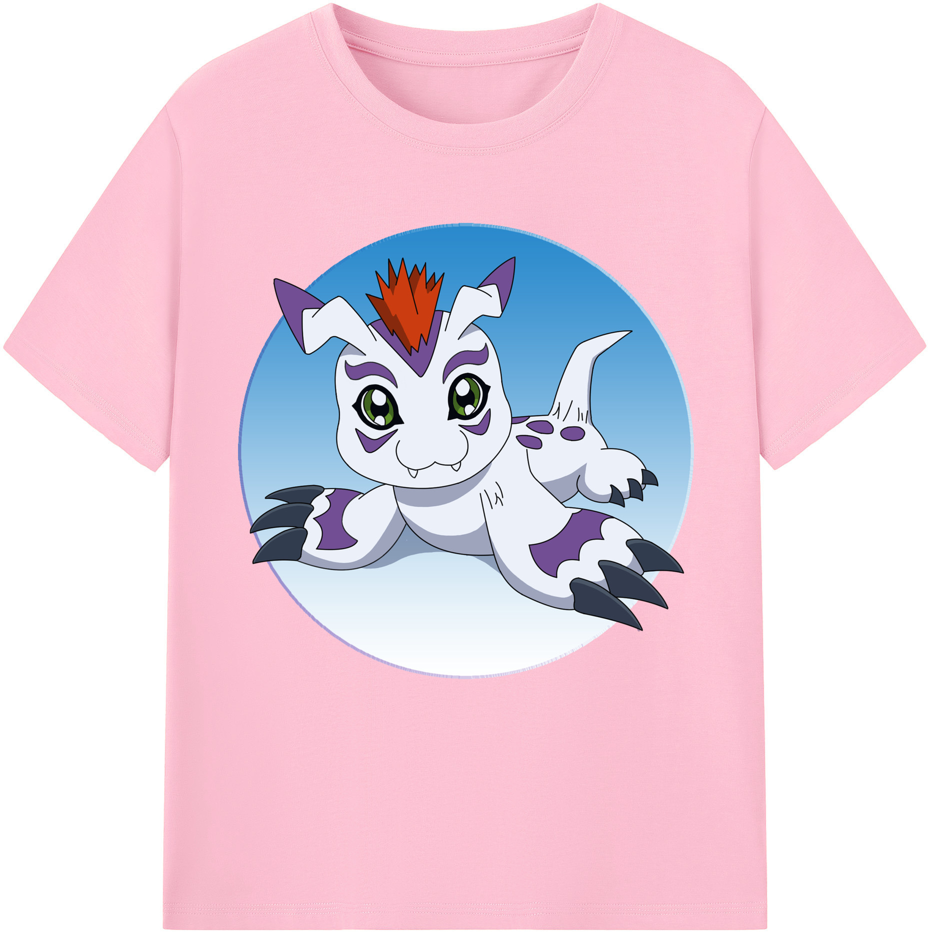 （画像用） Digimon デジタルモンスター/デジモン 綿100％半袖Tシャツ（フロントプリント）