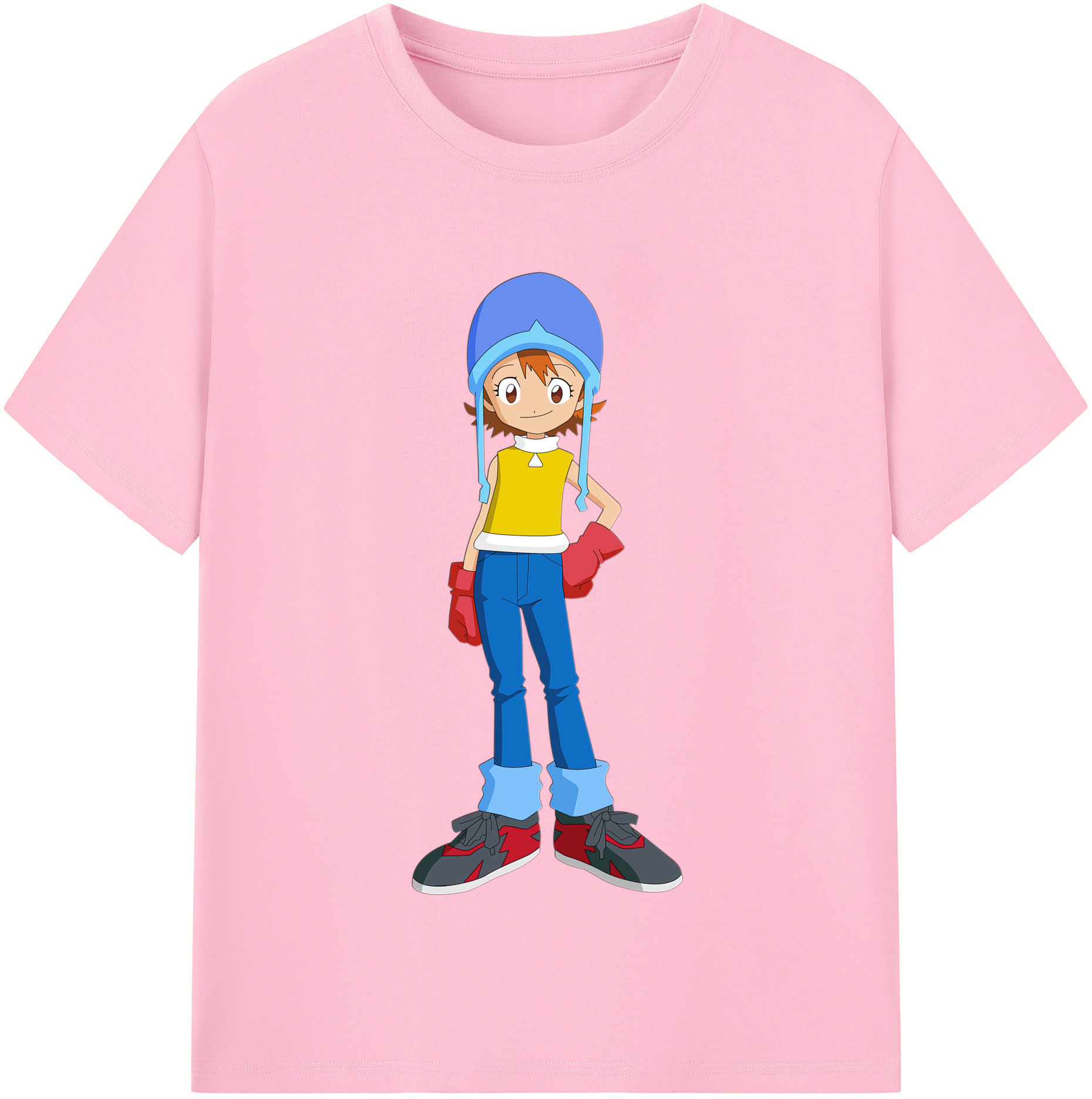 （画像用） Digimon デジタルモンスター/デジモン 綿100％半袖Tシャツ（フロントプリント）