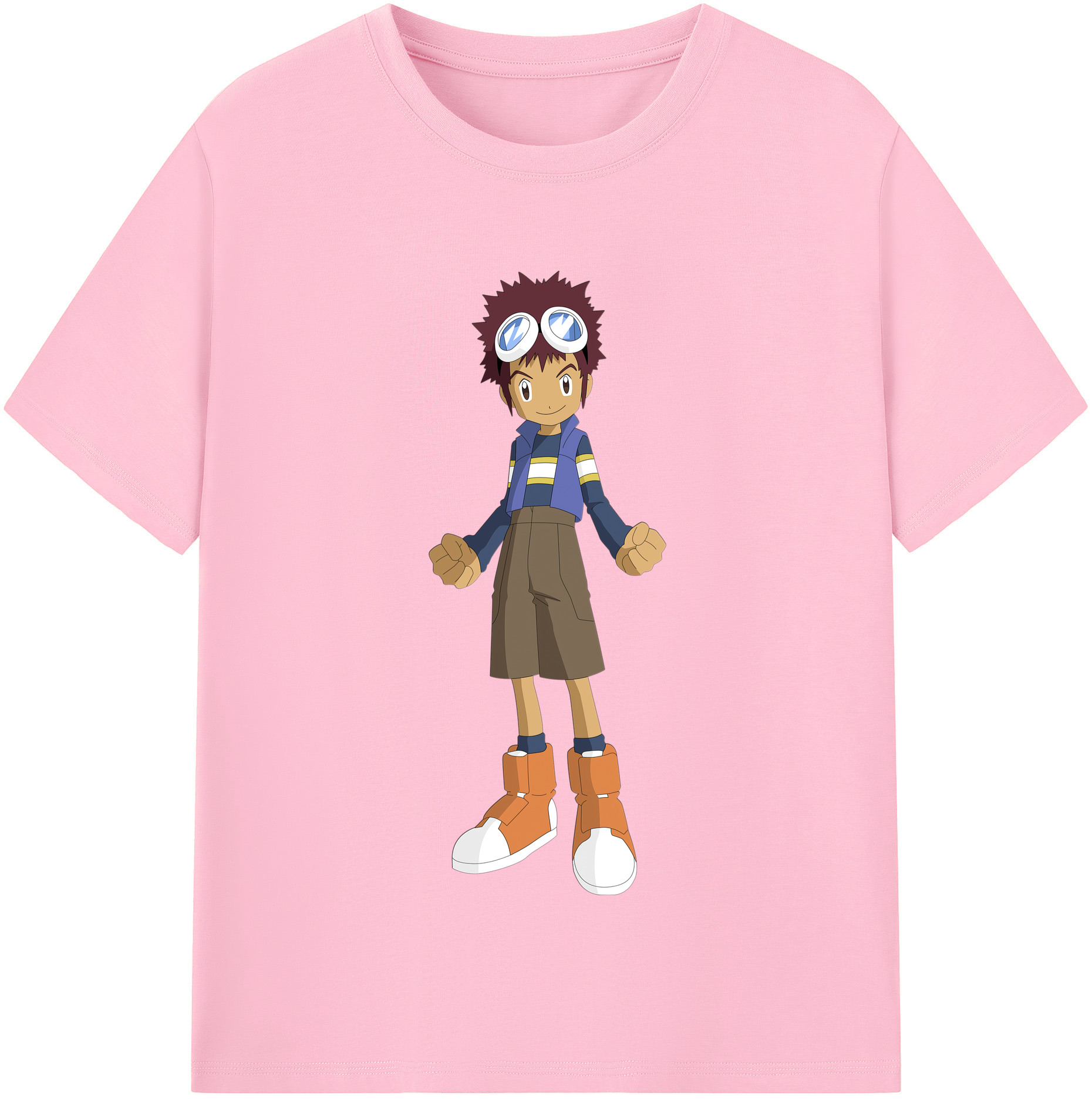 （画像用） Digimon デジタルモンスター/デジモン 綿100％半袖Tシャツ（フロントプリント）