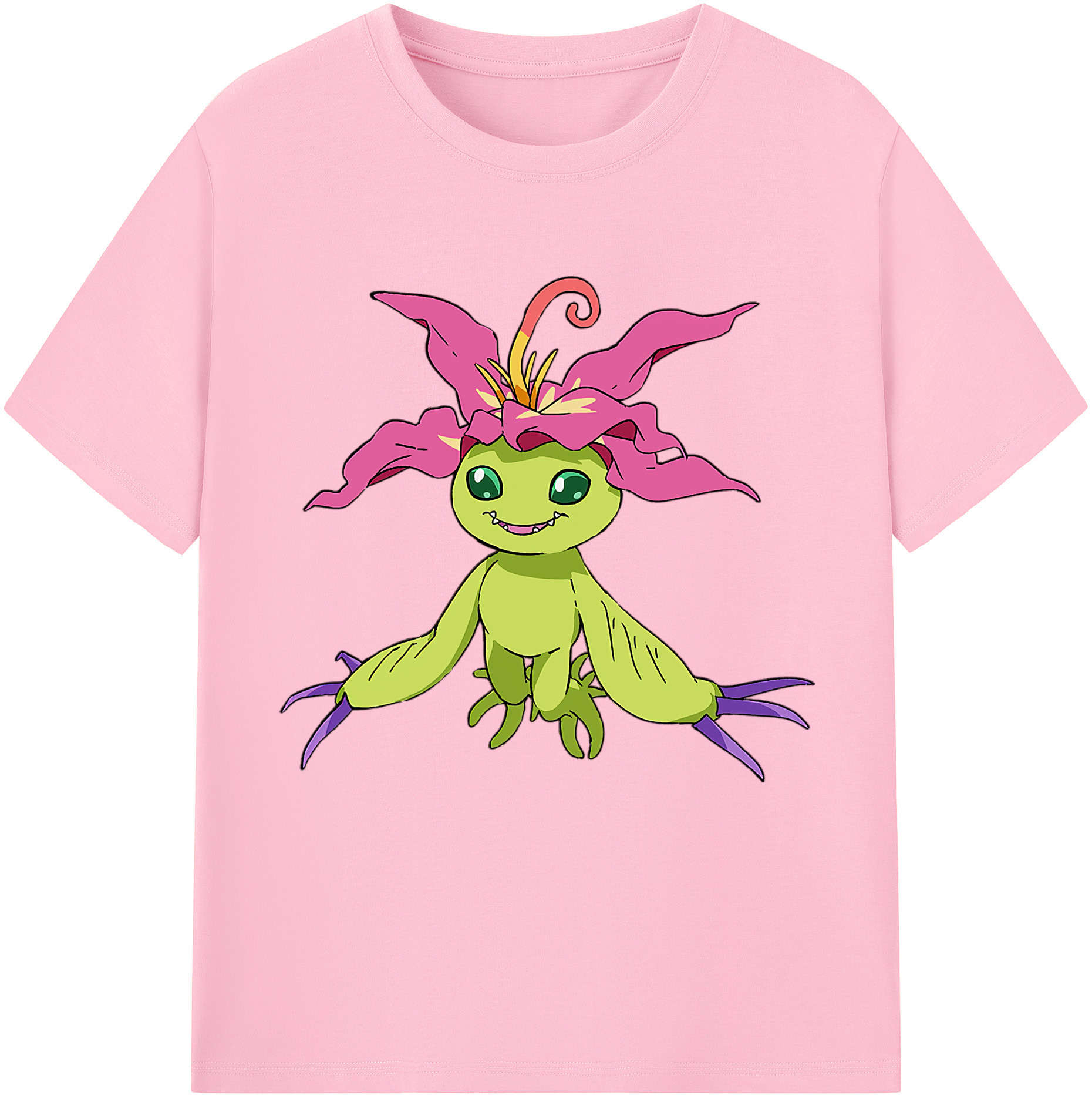 （画像用） Digimon デジタルモンスター/デジモン 綿100％半袖Tシャツ（フロントプリント）
