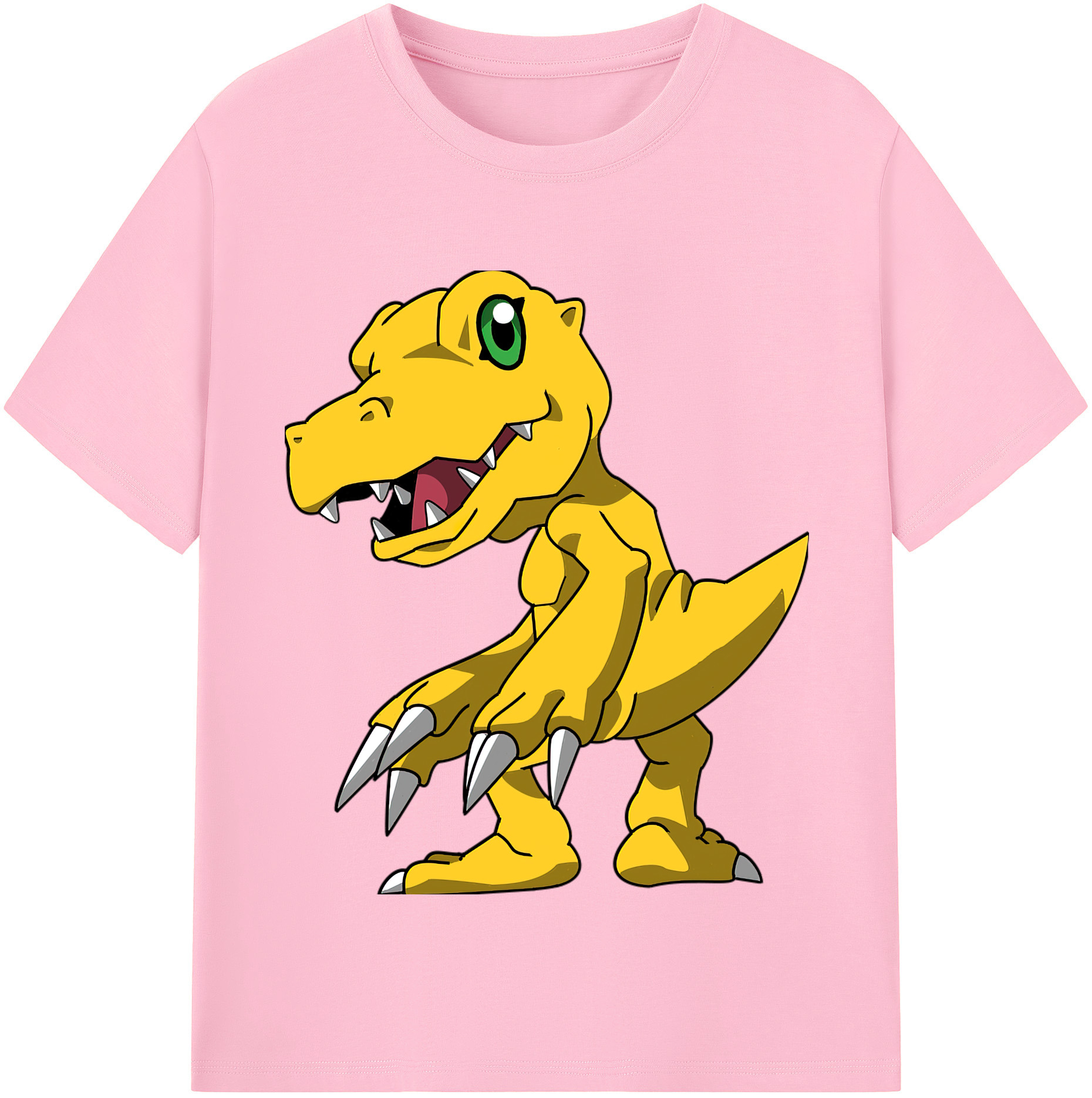 （画像用） Digimon デジタルモンスター/デジモン 綿100％半袖Tシャツ（フロントプリント）