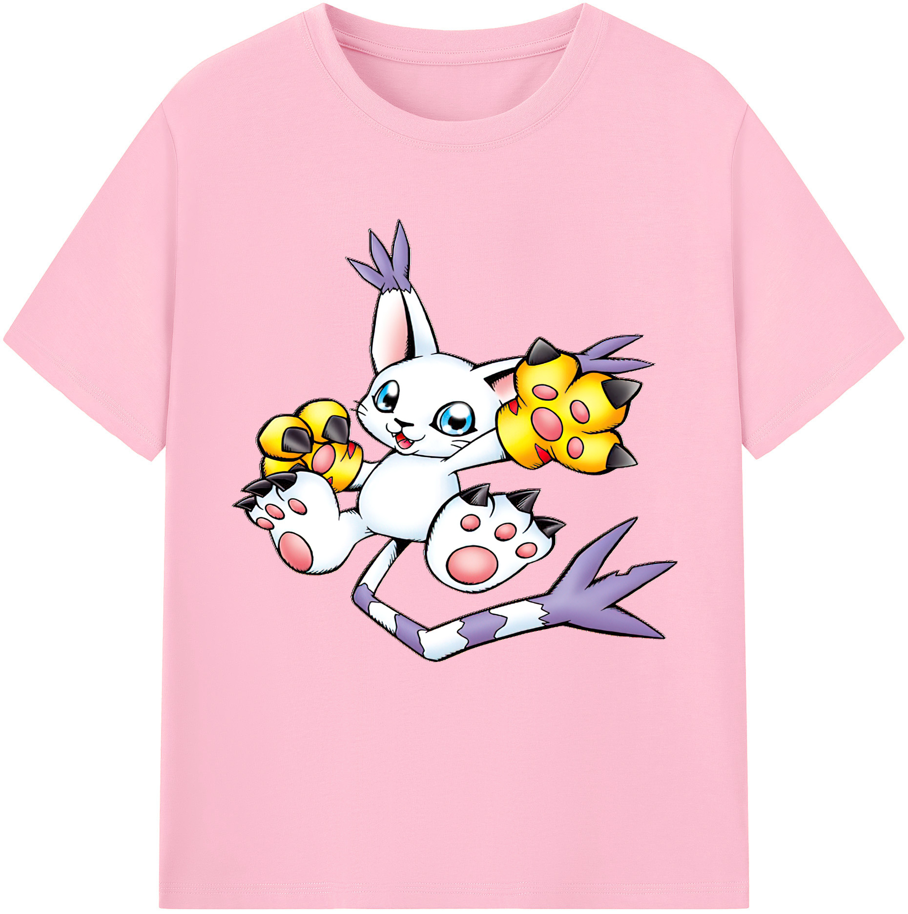 （画像用） Digimon デジタルモンスター/デジモン 綿100％半袖Tシャツ（フロントプリント）