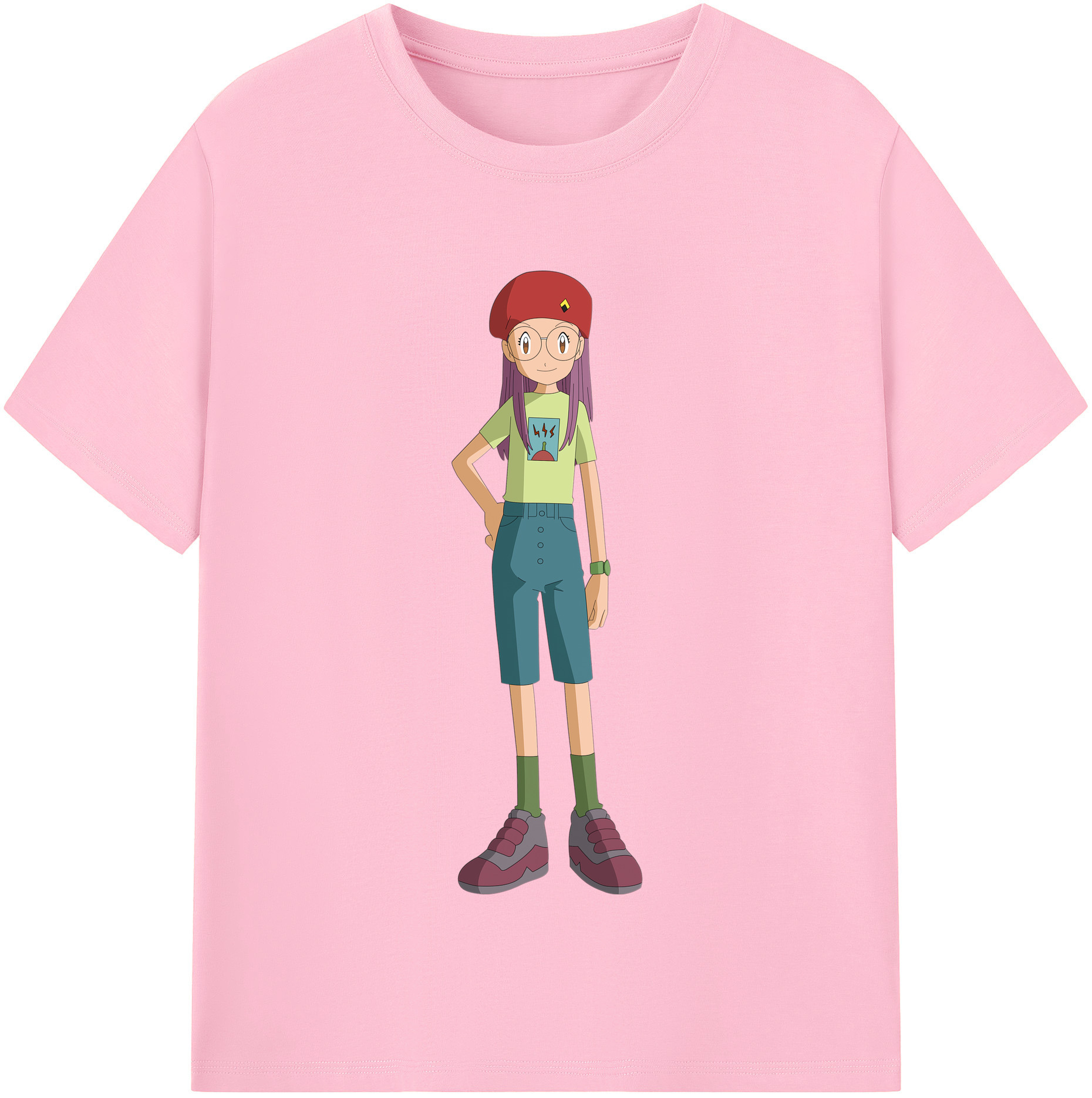 （画像用） Digimon デジタルモンスター/デジモン 綿100％半袖Tシャツ（フロントプリント）
