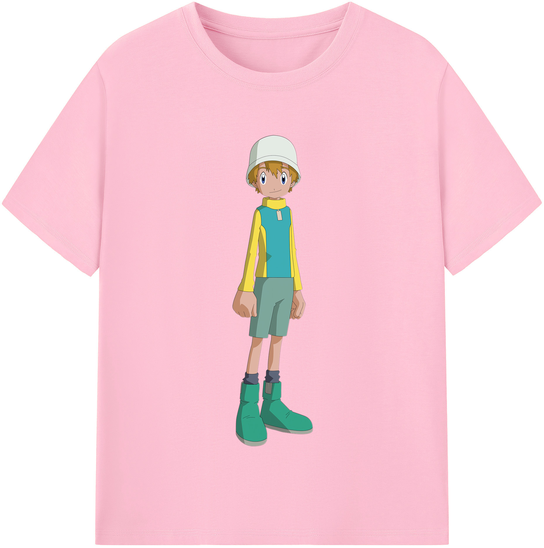 （画像用） Digimon デジタルモンスター/デジモン 綿100％半袖Tシャツ（フロントプリント）