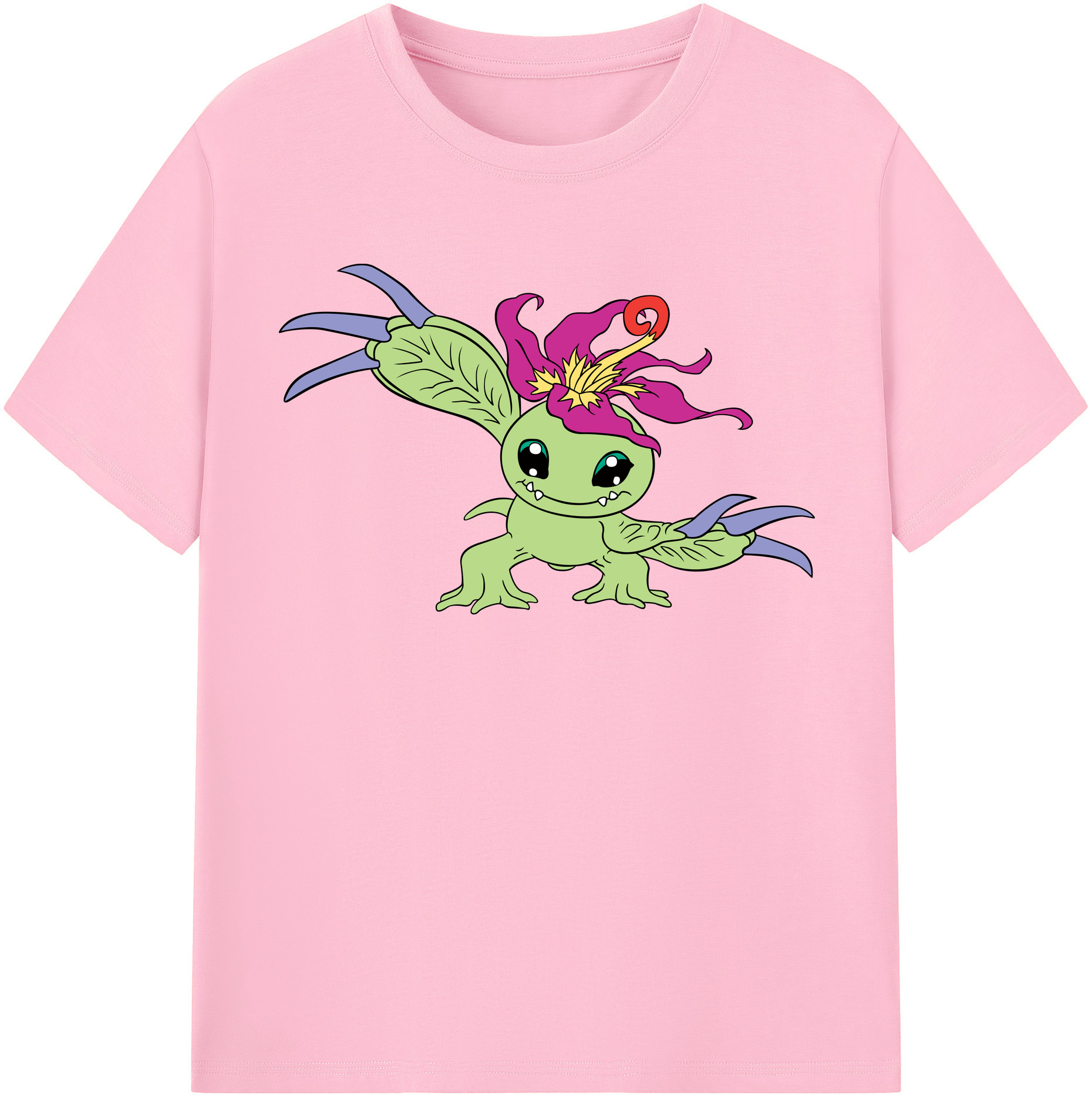 （画像用） Digimon デジタルモンスター/デジモン 綿100％半袖Tシャツ（フロントプリント）