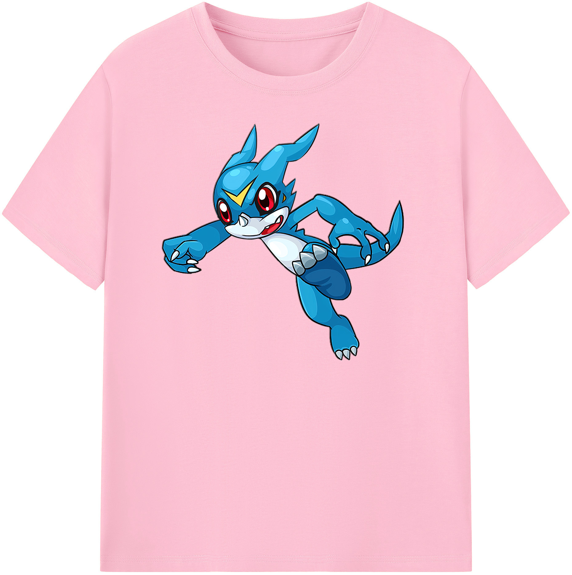 （画像用） Digimon デジタルモンスター/デジモン 綿100％半袖Tシャツ（フロントプリント）