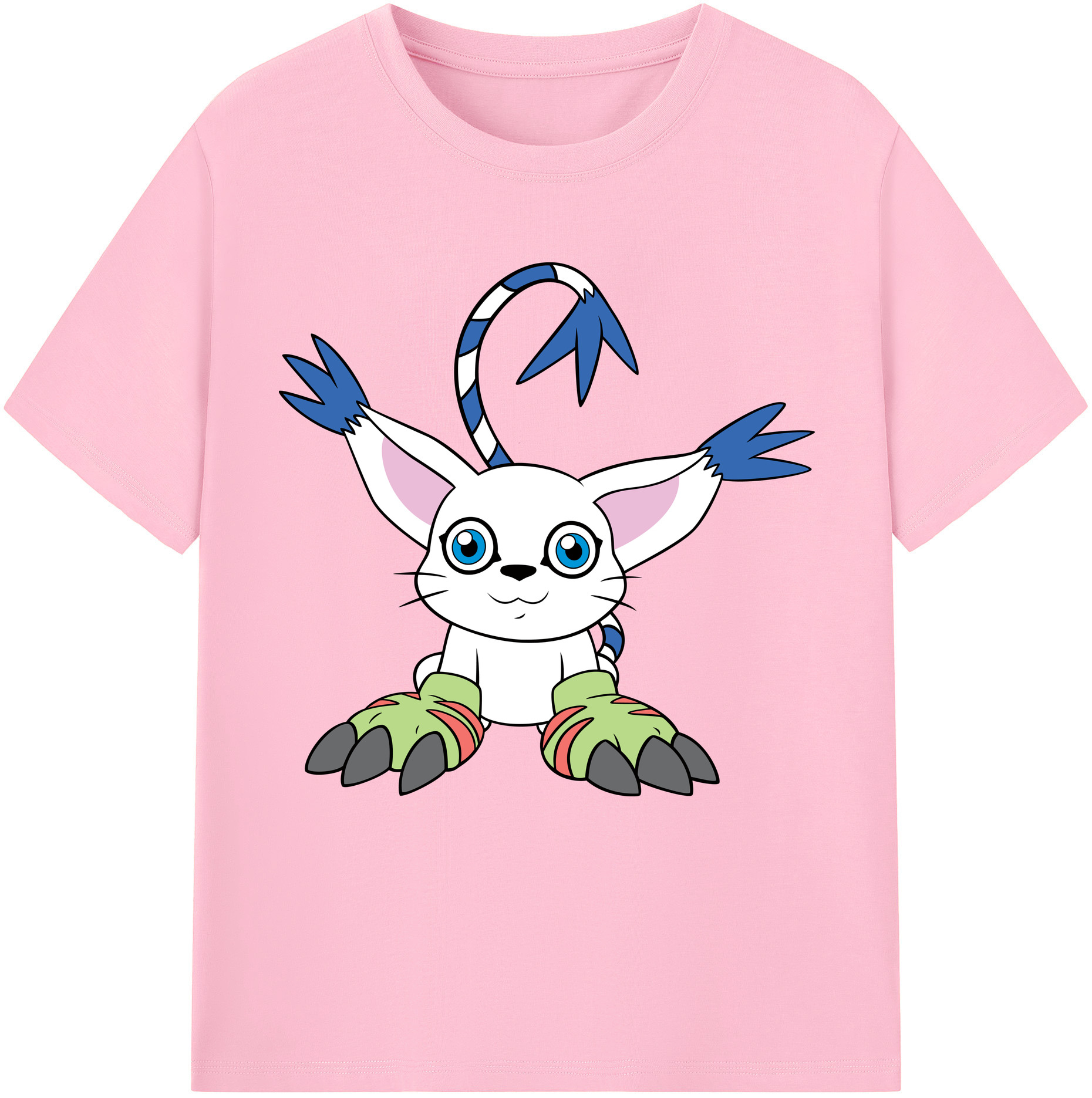 （画像用） Digimon デジタルモンスター/デジモン 綿100％半袖Tシャツ（フロントプリント）