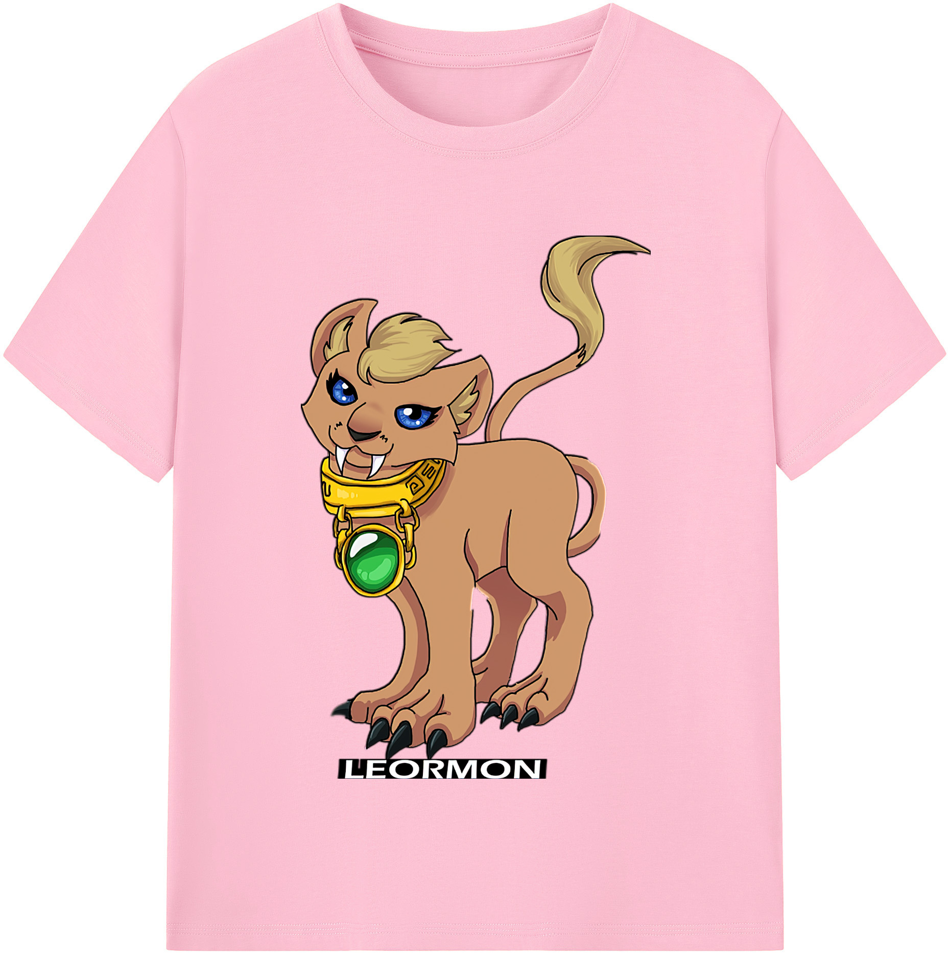 （画像用） Digimon デジタルモンスター/デジモン 綿100％半袖Tシャツ（フロントプリント）