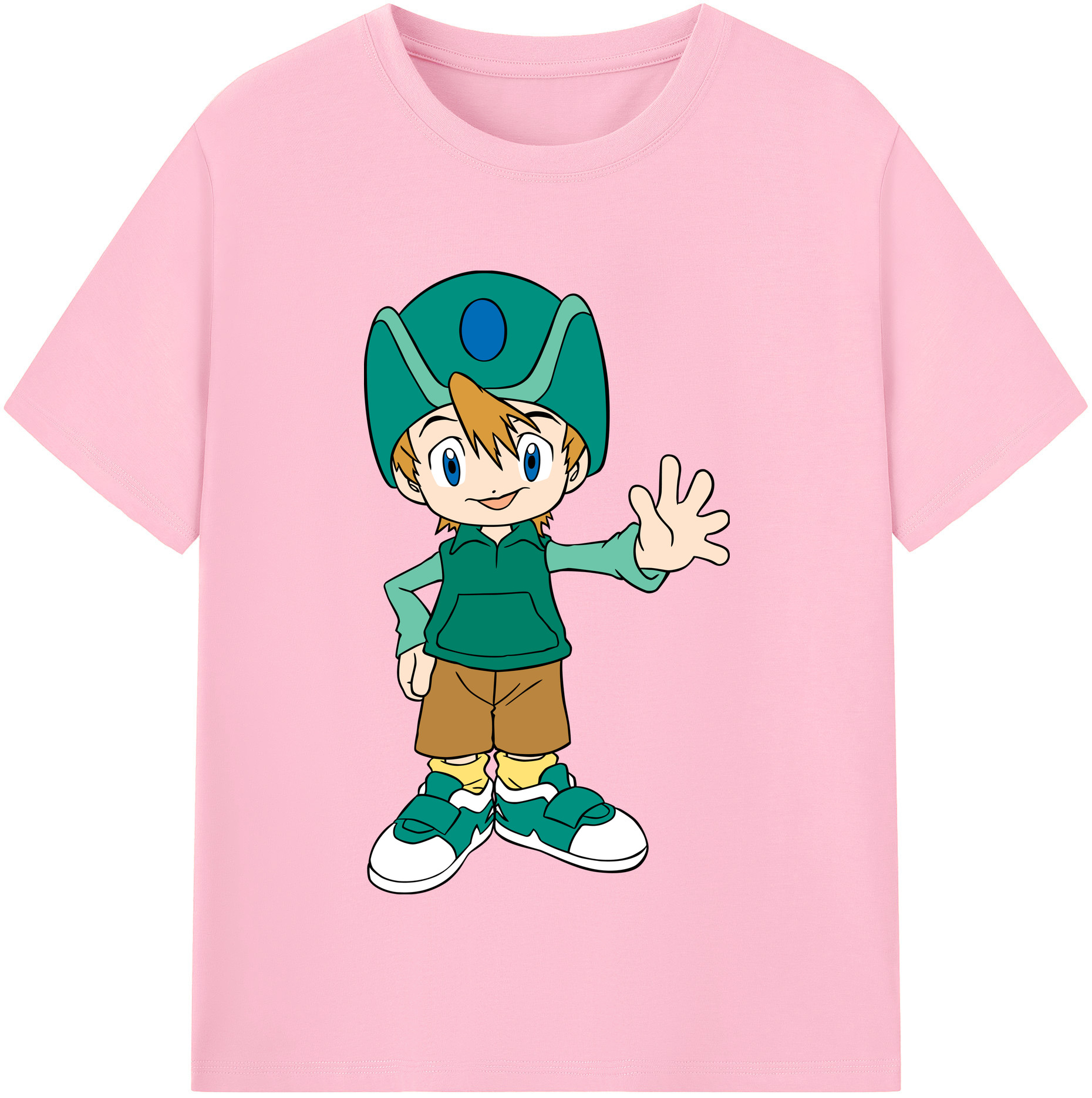 （画像用） Digimon デジタルモンスター/デジモン 綿100％半袖Tシャツ（フロントプリント）