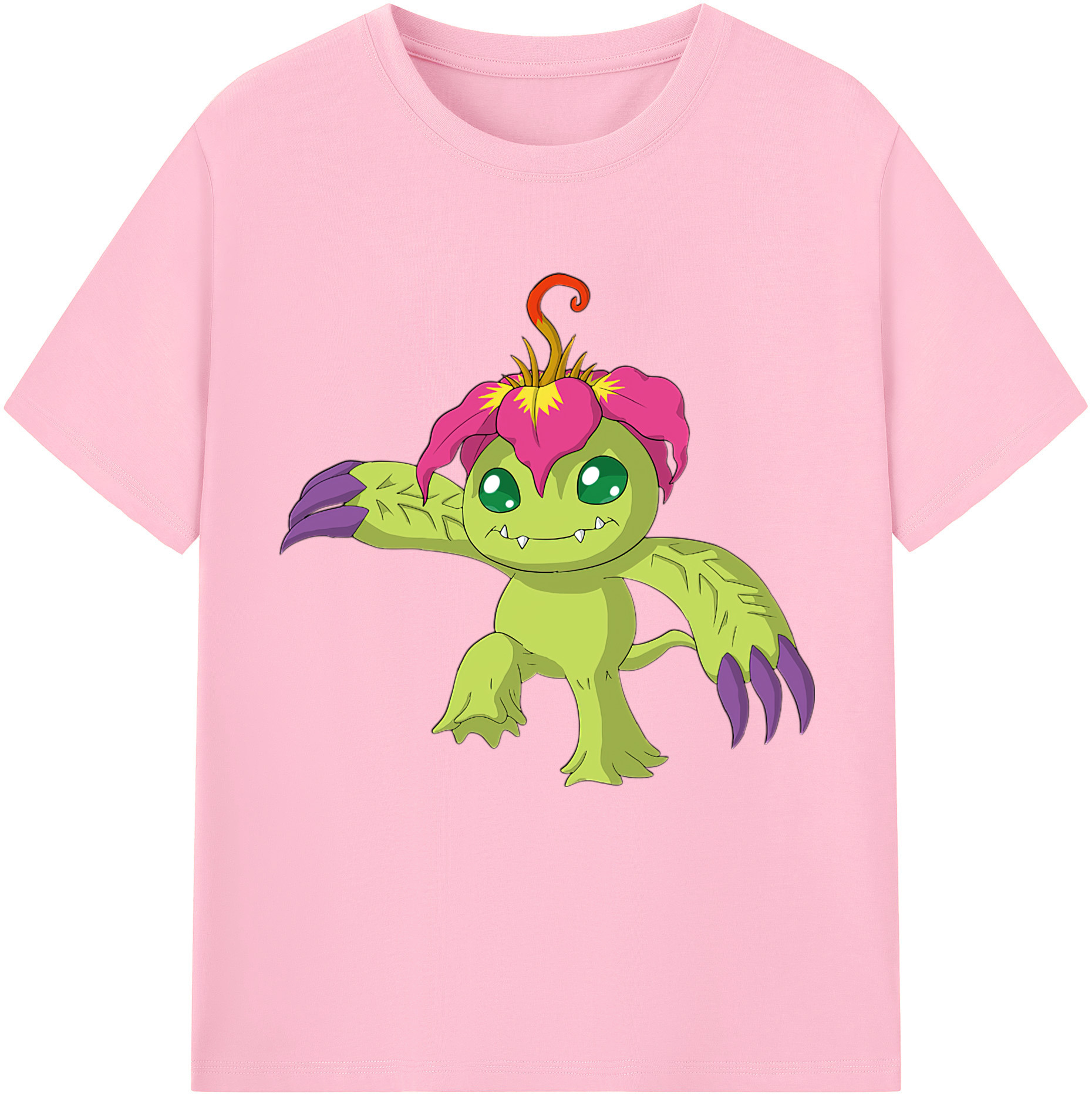 （画像用） Digimon デジタルモンスター/デジモン 綿100％半袖Tシャツ（フロントプリント）