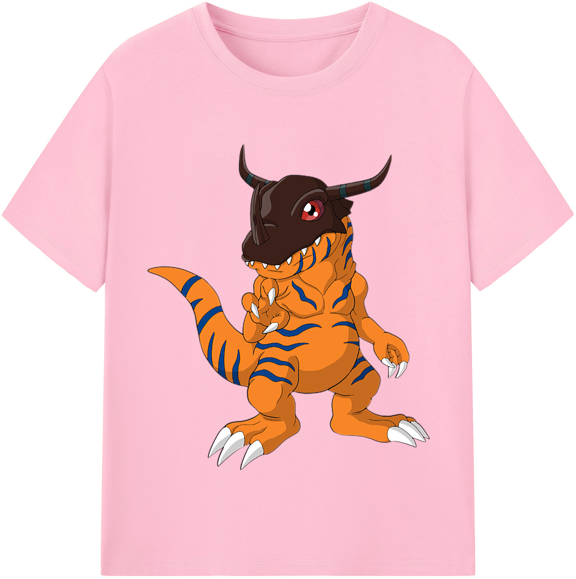 （画像用） Digimon デジタルモンスター/デジモン 綿100％半袖Tシャツ（フロントプリント）