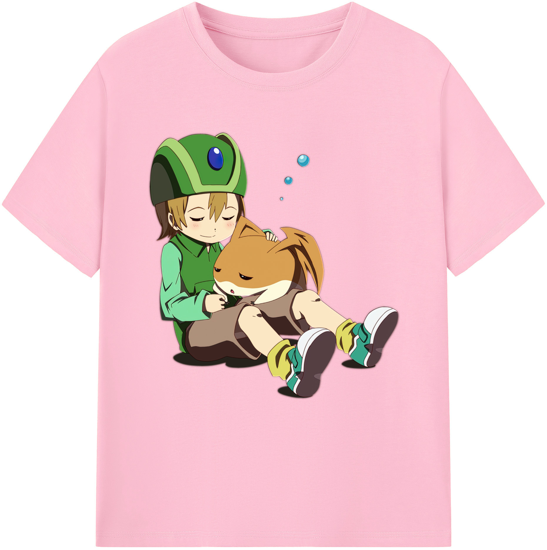 （画像用） Digimon デジタルモンスター/デジモン 綿100％半袖Tシャツ（フロントプリント）