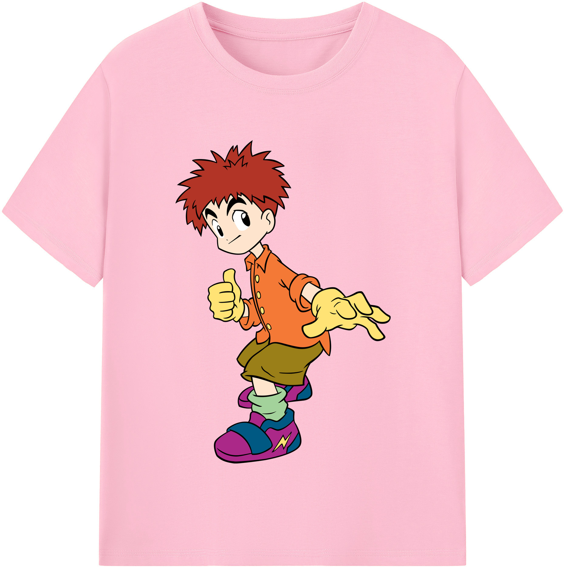 （画像用） Digimon デジタルモンスター/デジモン 綿100％半袖Tシャツ（フロントプリント）