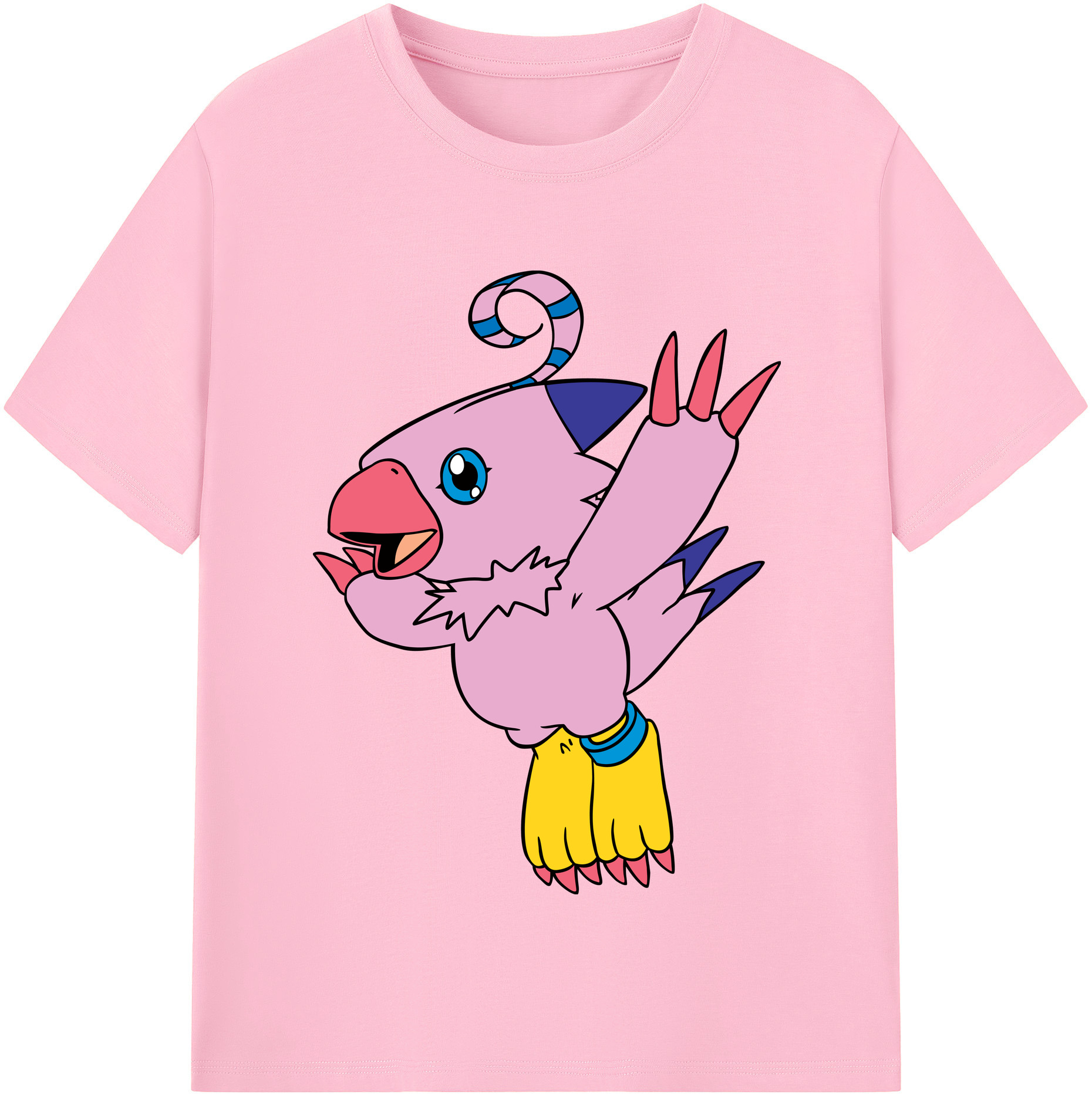 （画像用） Digimon デジタルモンスター/デジモン 綿100％半袖Tシャツ（フロントプリント）