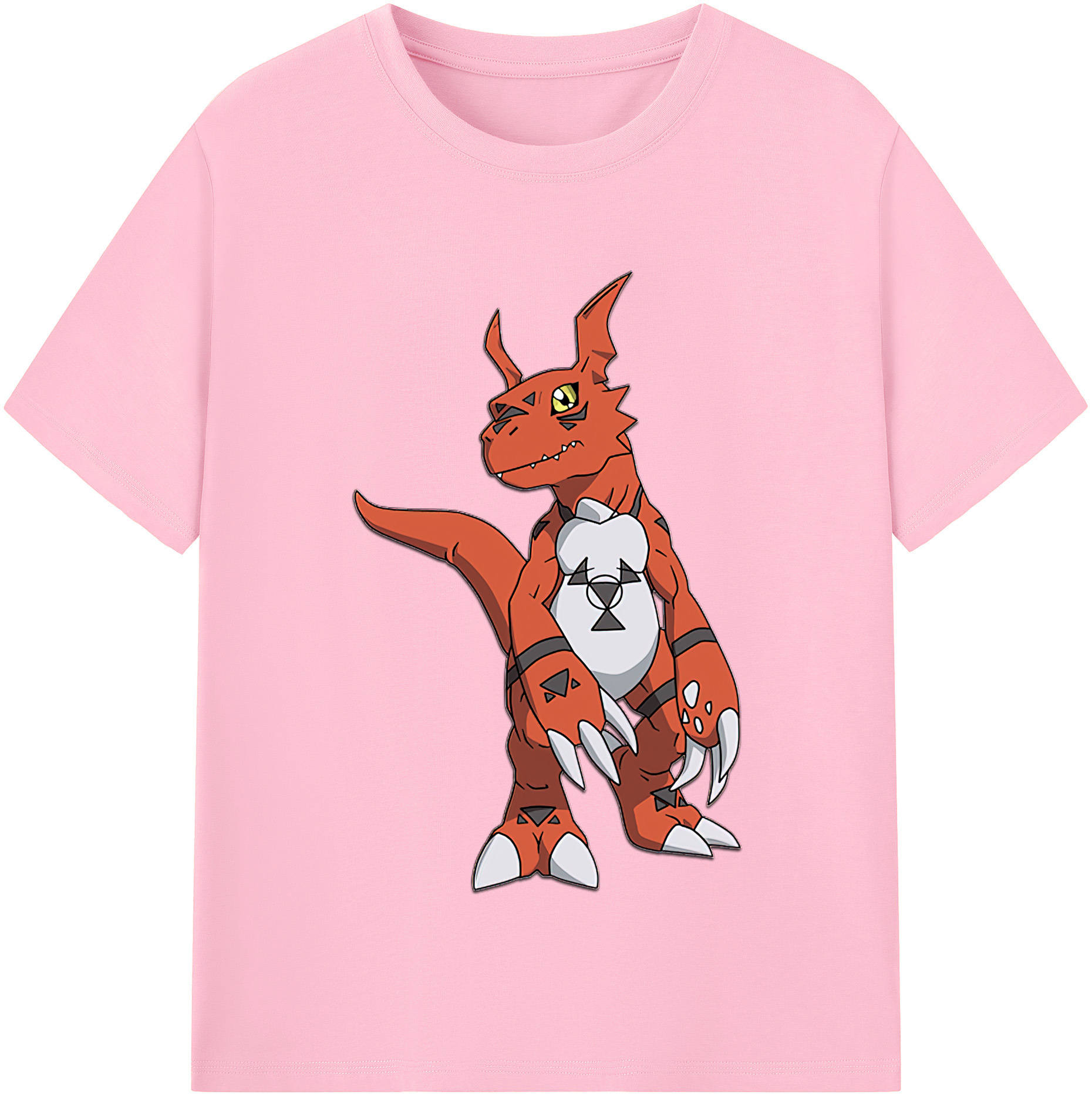 （画像用） Digimon デジタルモンスター/デジモン 綿100％半袖Tシャツ（フロントプリント）