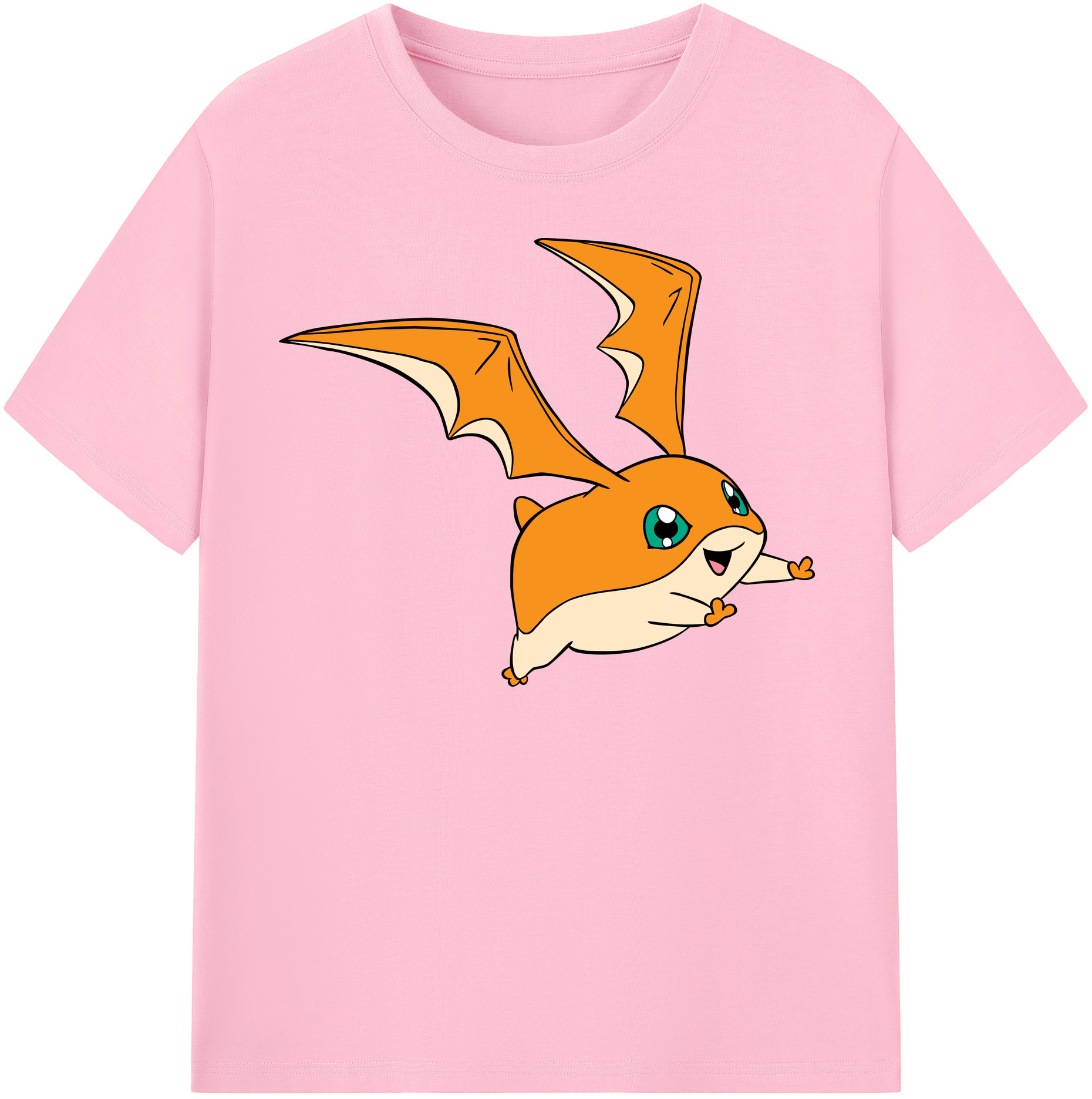 （画像用） Digimon デジタルモンスター/デジモン 綿100％半袖Tシャツ（フロントプリント）